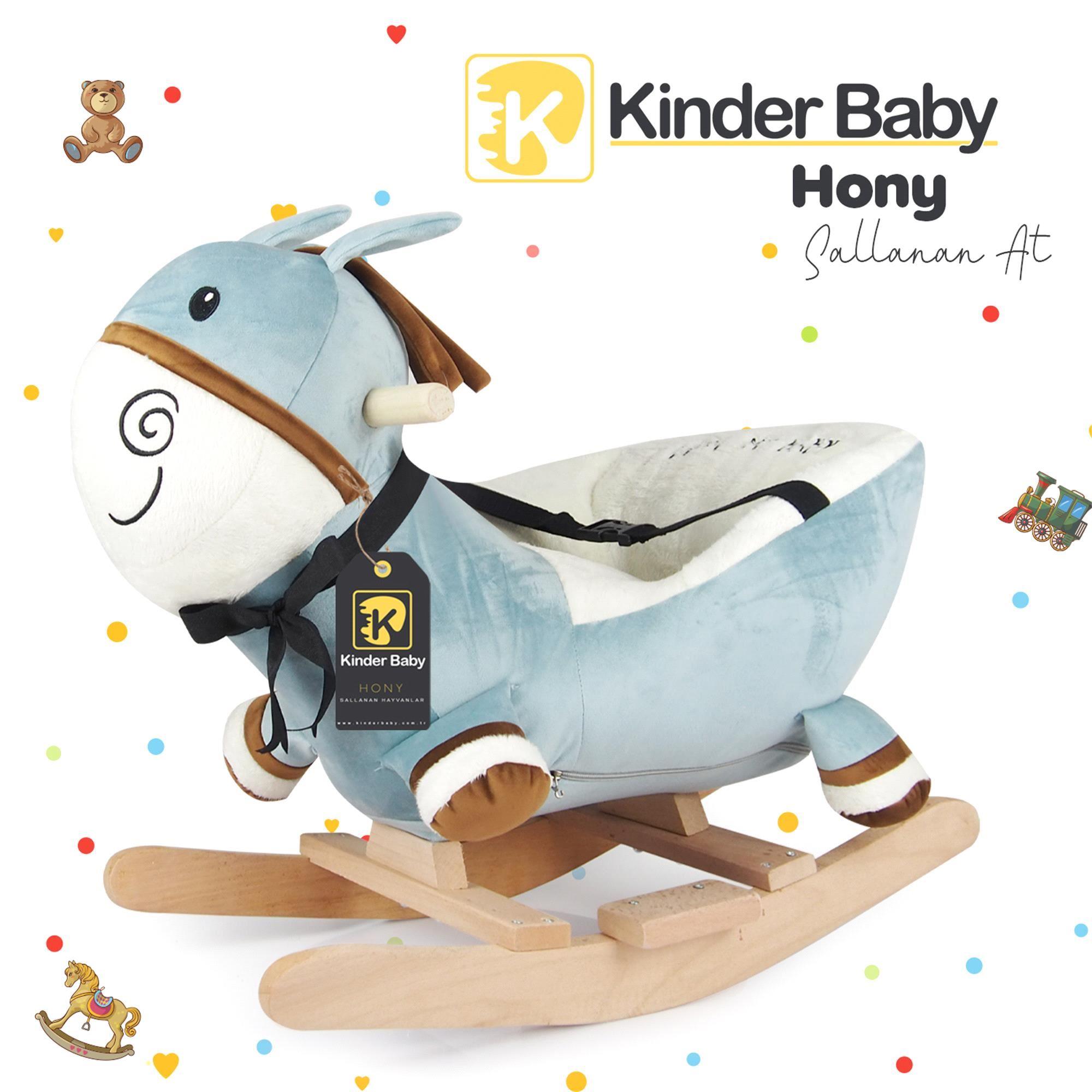 Kinder Baby Hony Sallanan At Eşek Mavi 1704