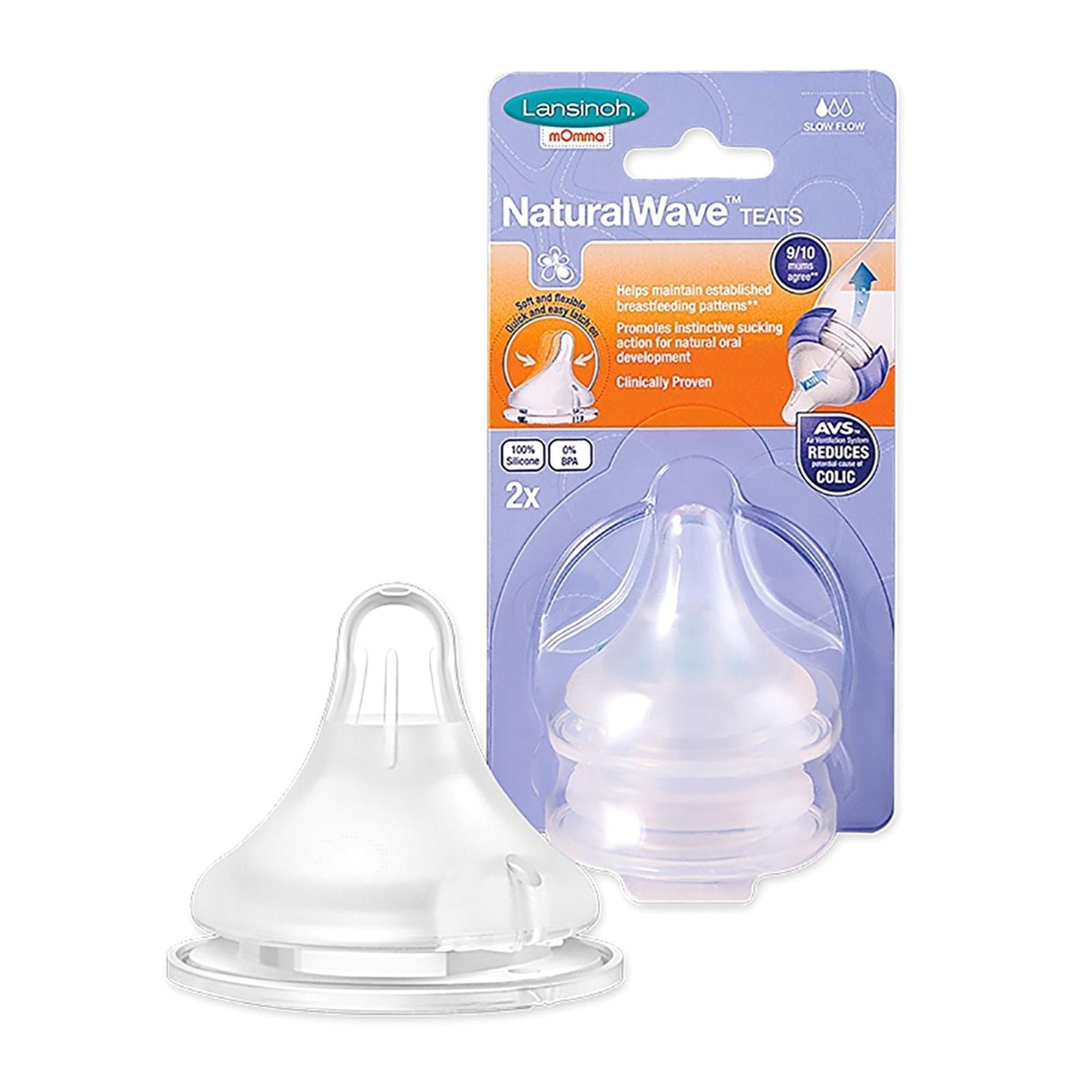 Lansinoh Natural Wawe Biberon Emziği Yavaş Akışlı 76010