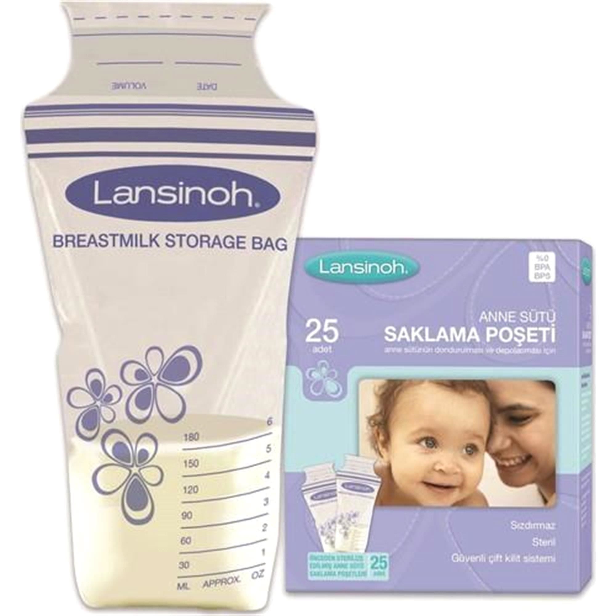 Lansinoh Süt Saklama Poşeti 25 Adet 40053