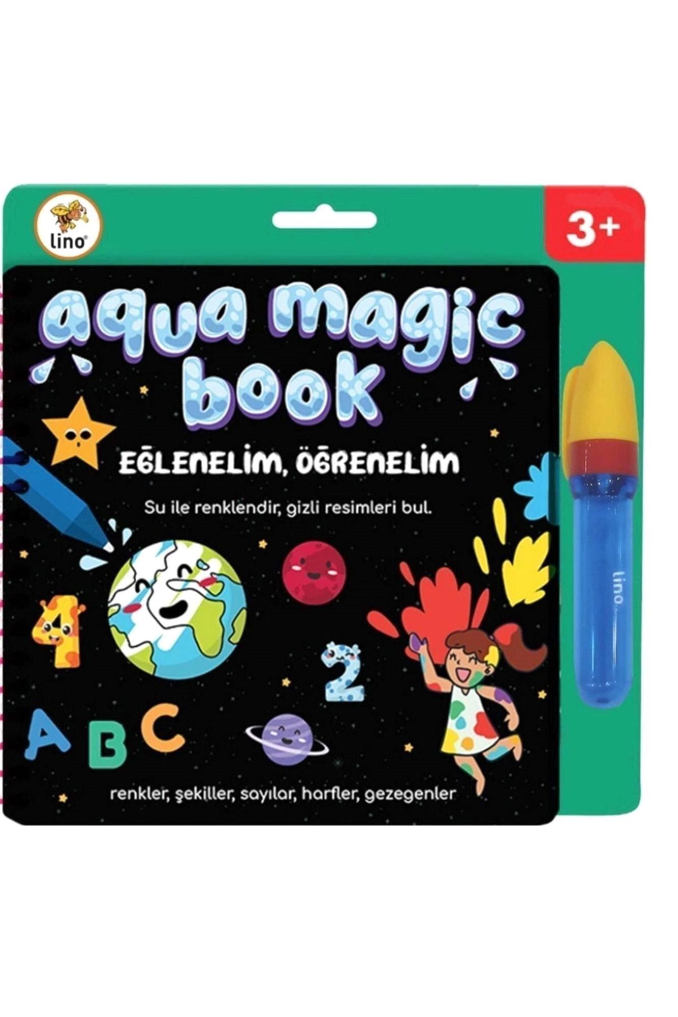 Lino Aqua Magic Book Eğlenelim, Öğrenelim Sihirli Boyama Kitabı TFL-1004