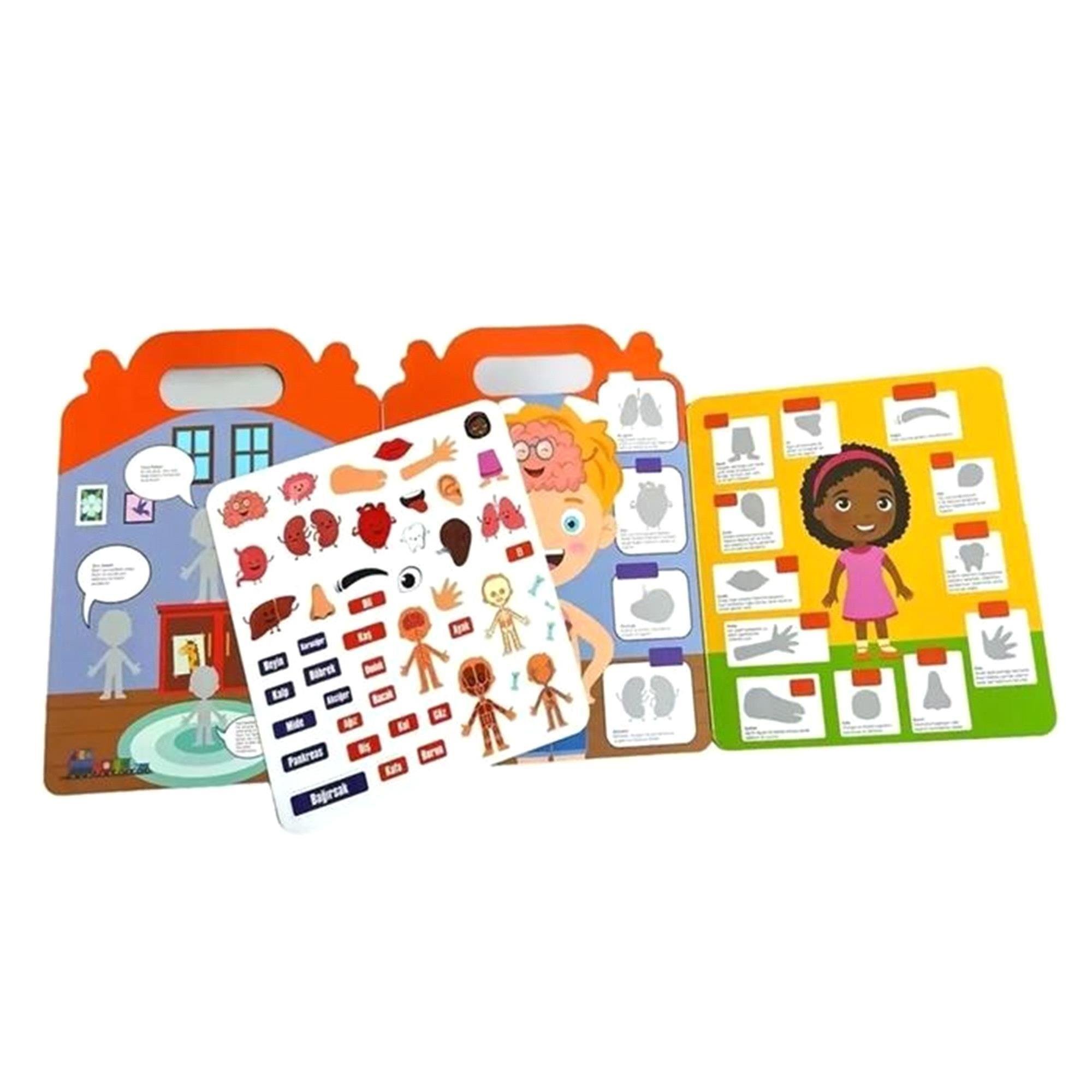 Lino My Body Tekrar Kullanılabilen İlk Sticker Kitabım LS-500