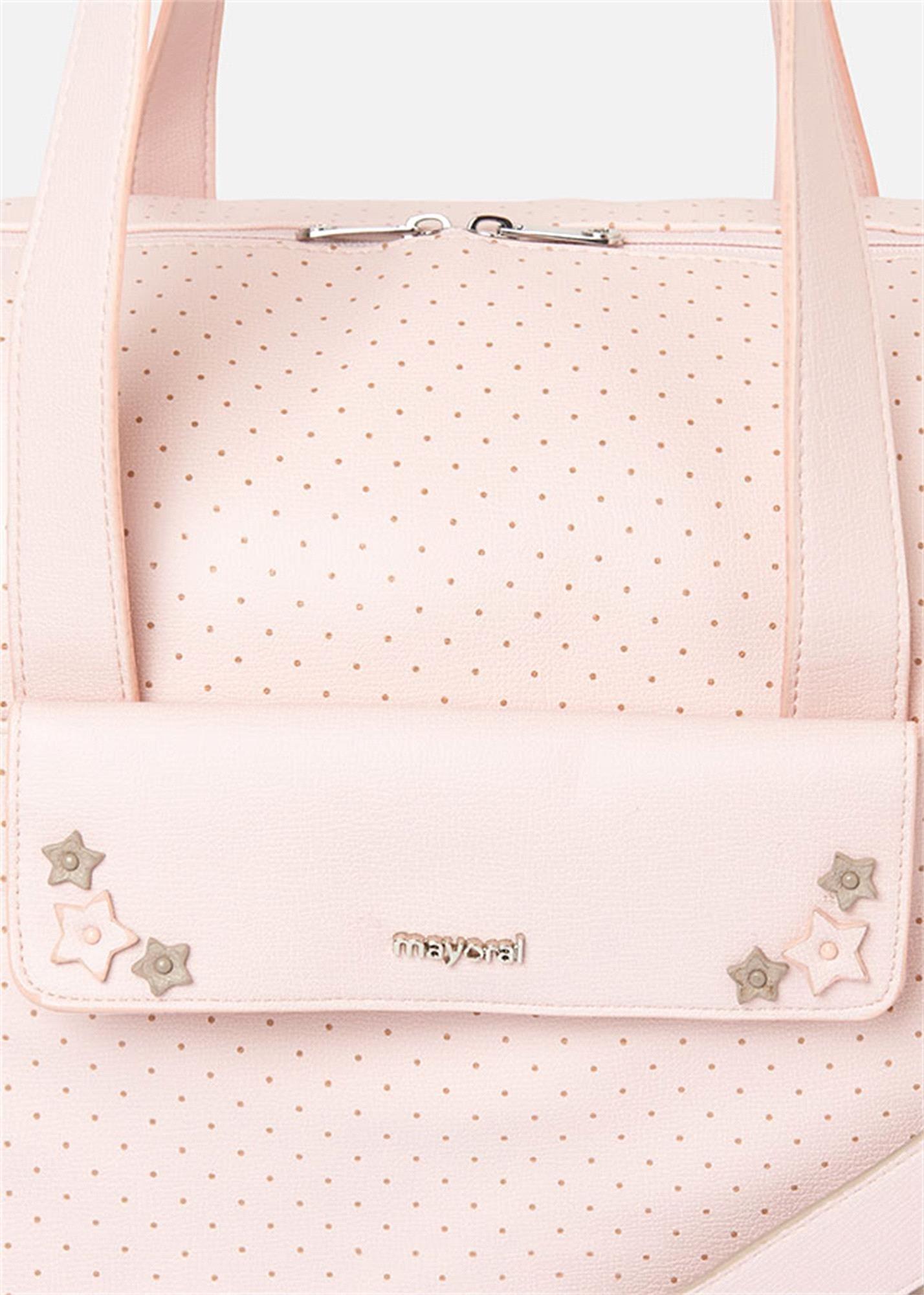 Mayoral Anne Bebek Bakım Çantası Puantiyeli Pembe 19799