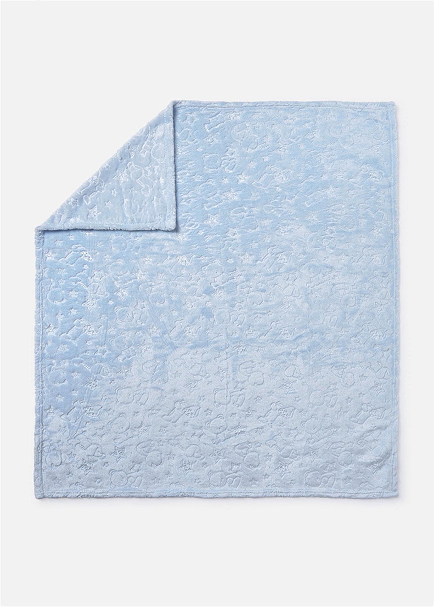 Mayoral Bebek Ayılı Oyuncak Battaniye Takımı Mavi 9957