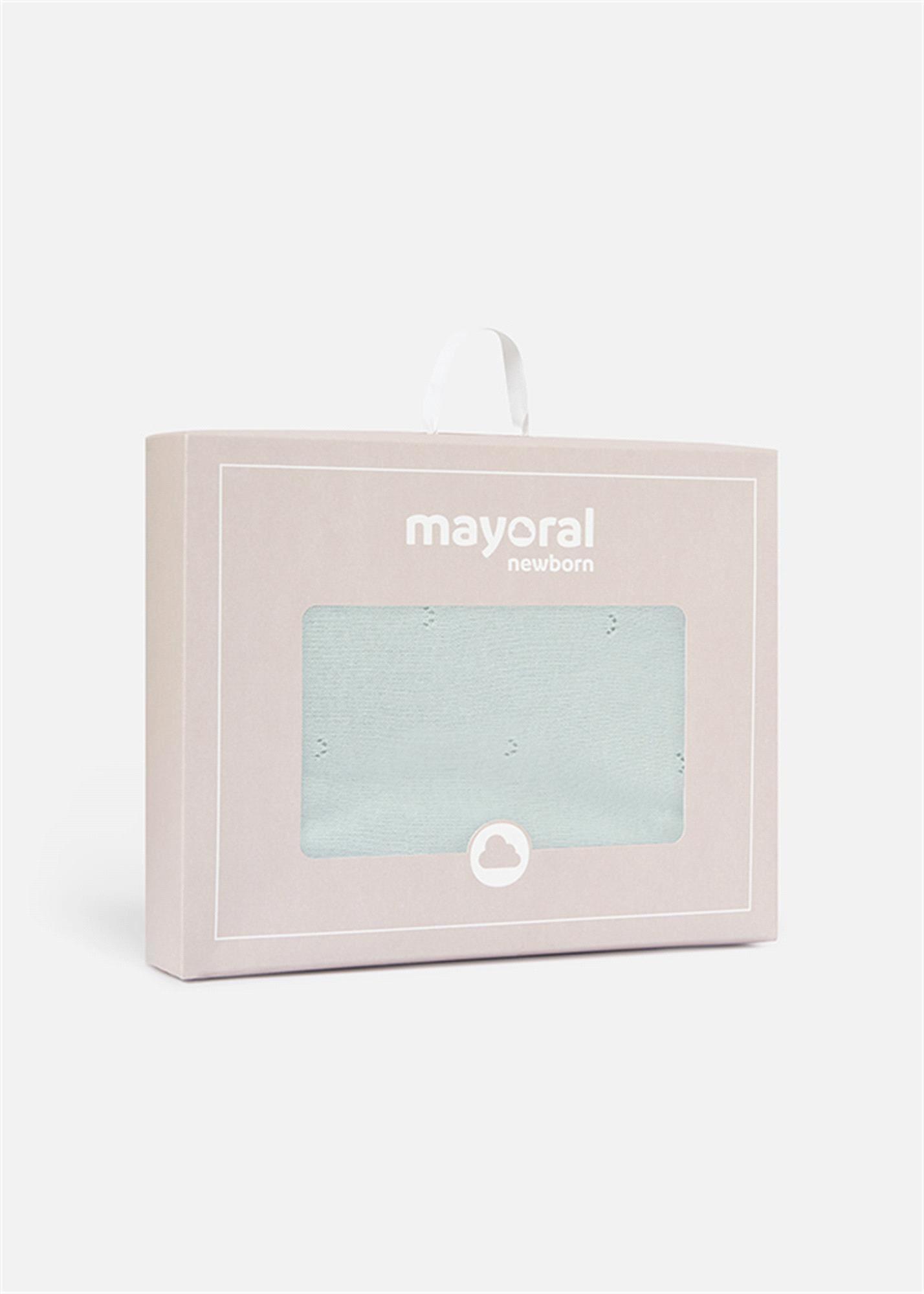 Mayoral Bebek Triko Battaniye Mint 9240