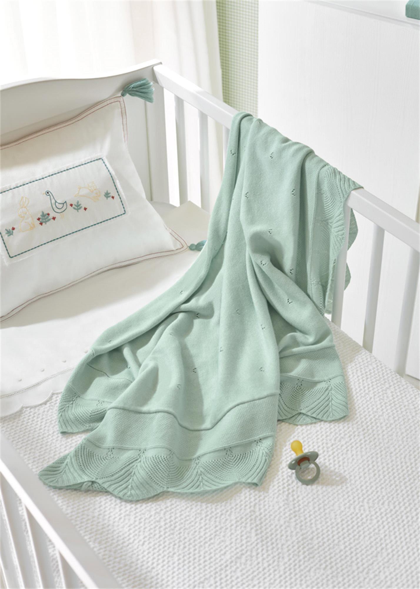 Mayoral Bebek Triko Battaniye Mint 9240