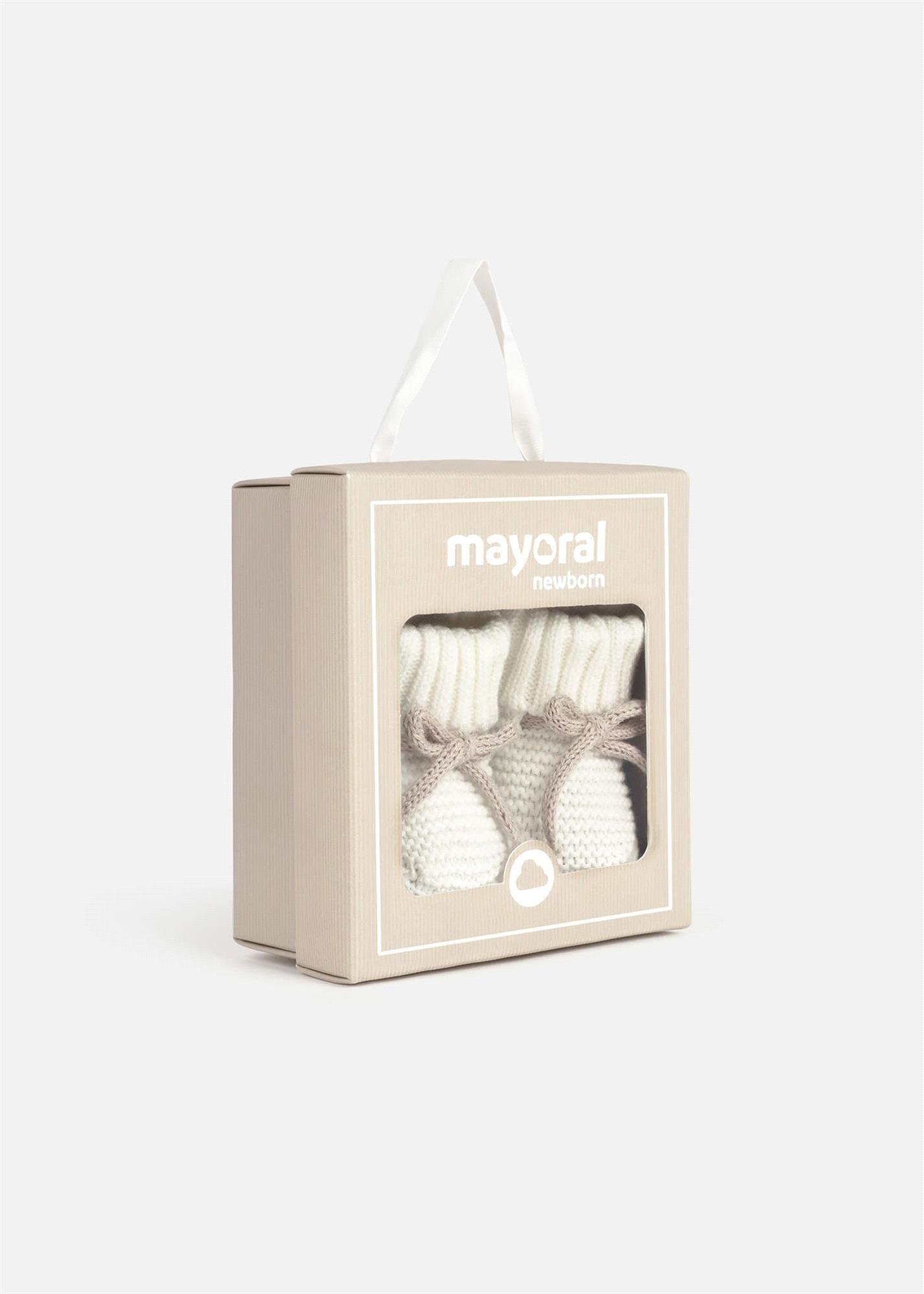 Mayoral Bebek Triko Patik Ekru 9970