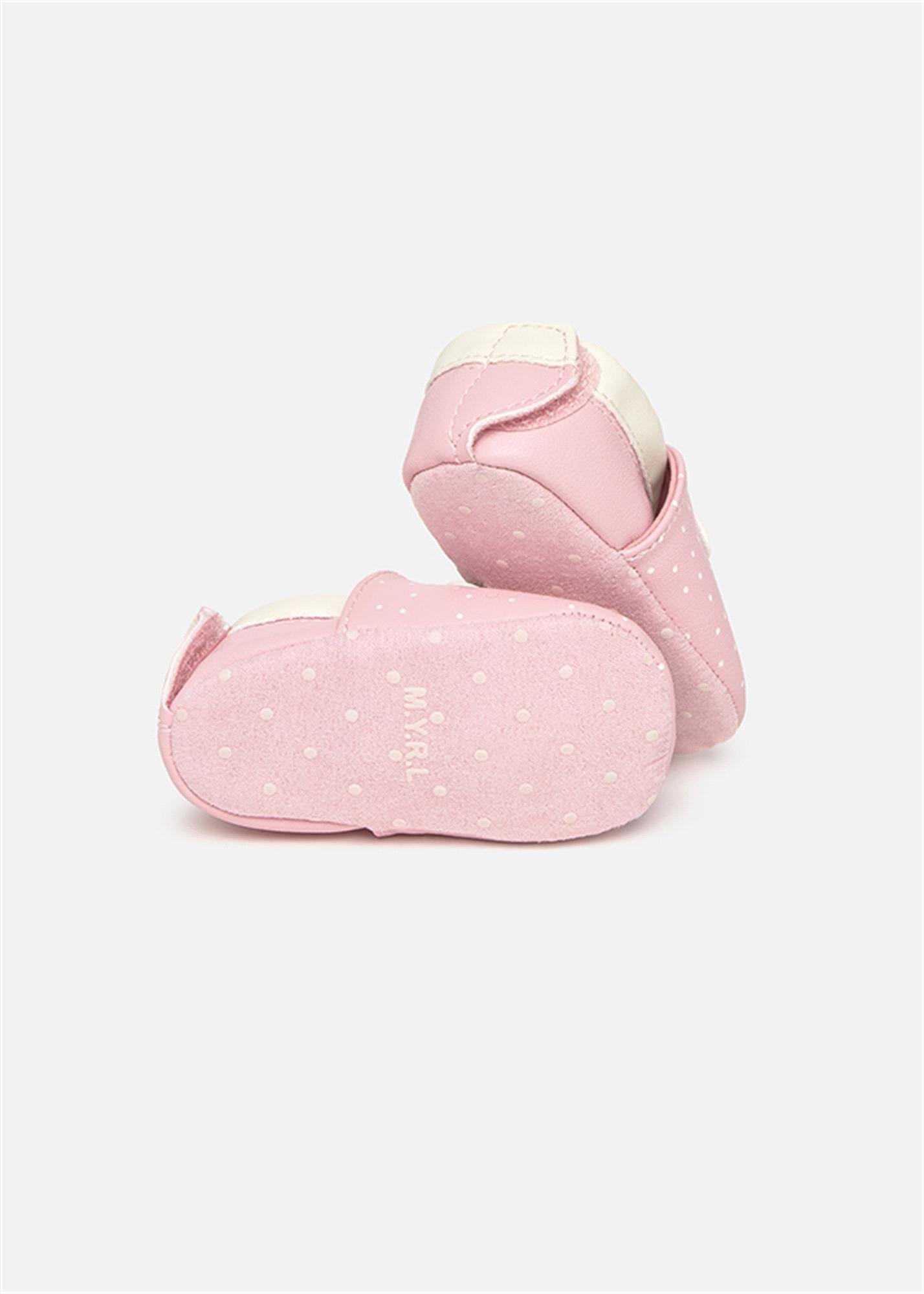Mayoral Bebek Yenidoğan Puantiyeli Patik Pembe 9943