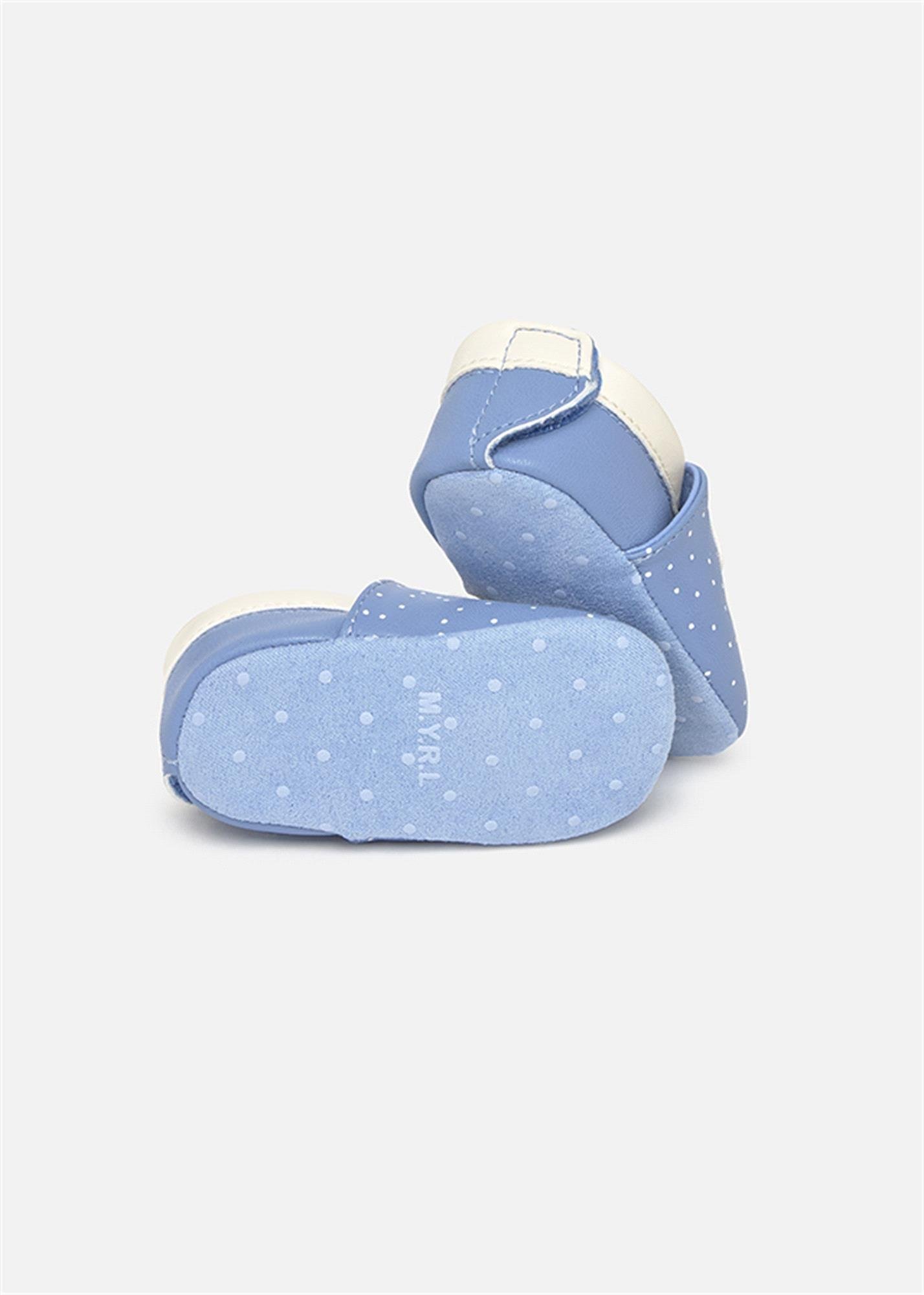 Mayoral Bebek Yenidoğan Puantiyeli Patik Mavi 9943