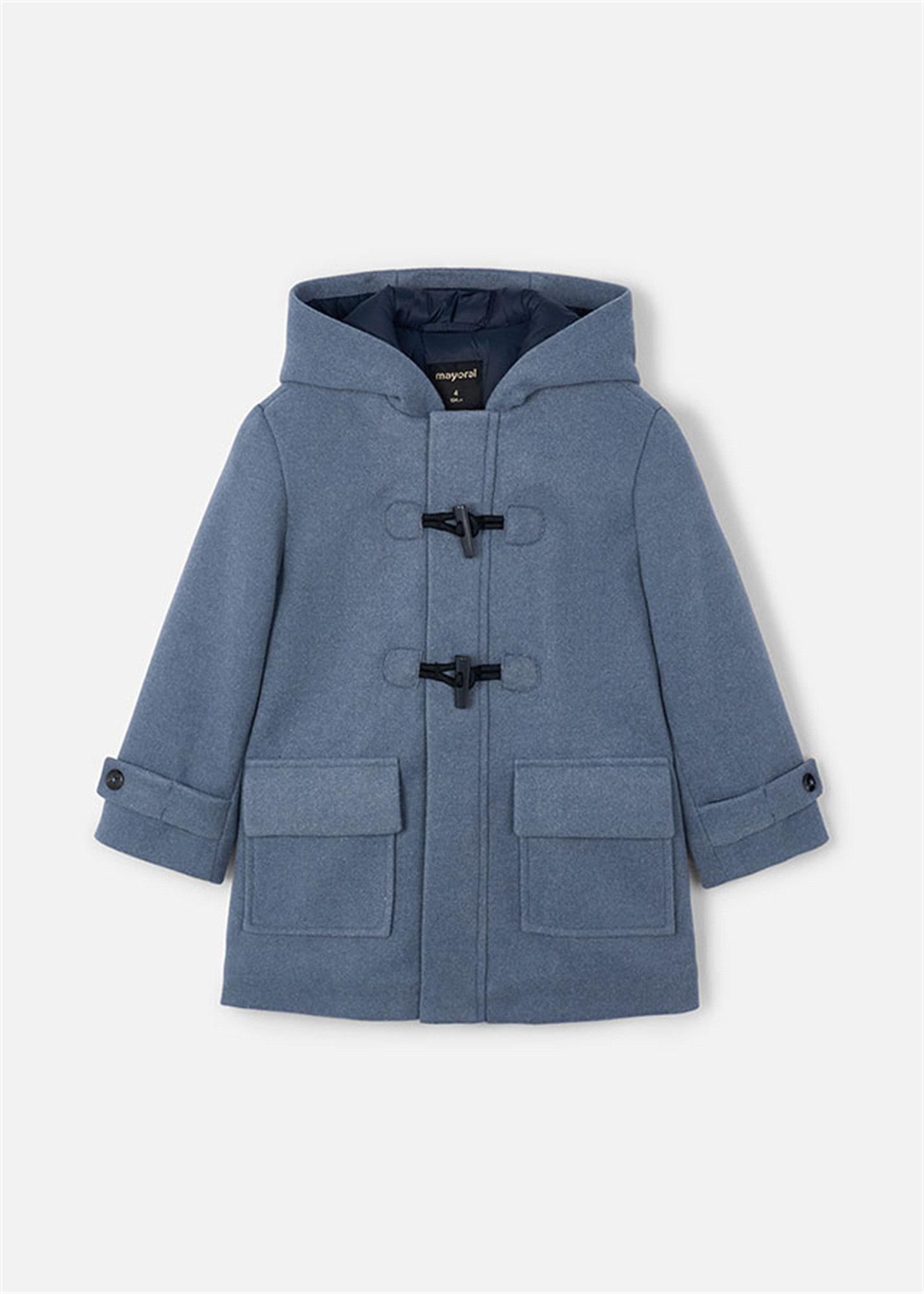 Mayoral Çocuk Kapüşonlu Trençkot Füme 4423