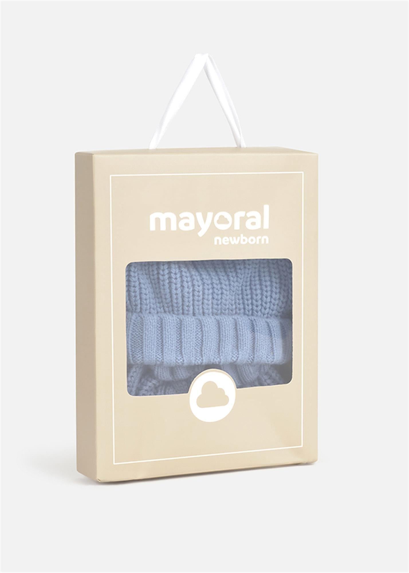 Mayoral Çocuk Örme Şapka Eldiven Takımı Mavi 9929