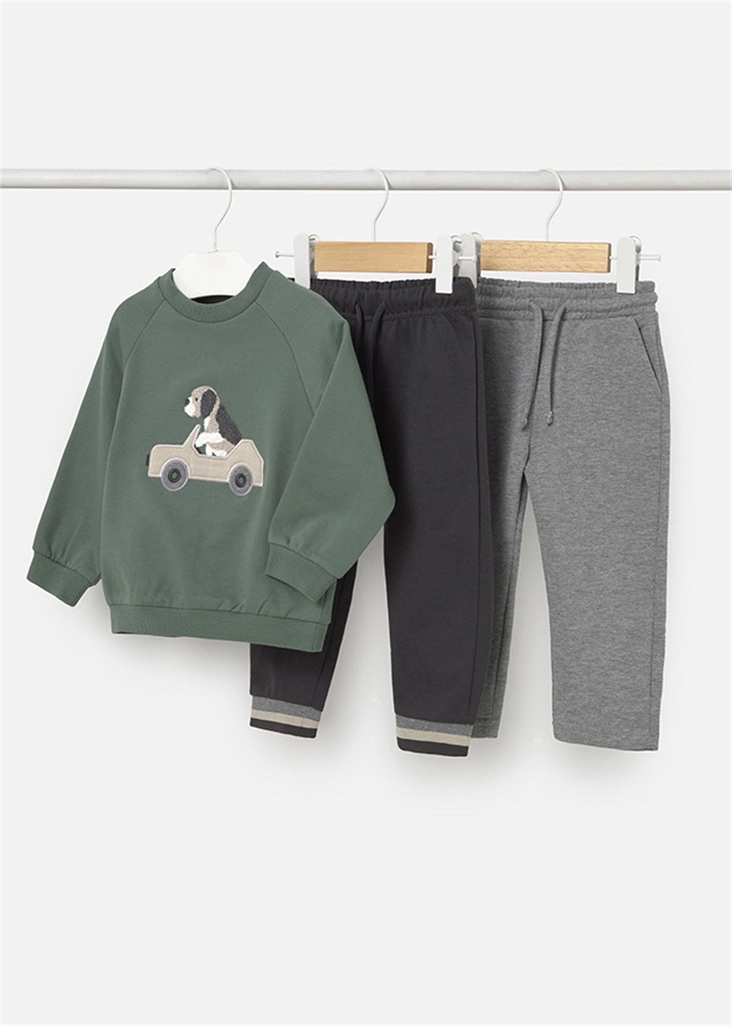 Mayoral Erkek Bebek 3'lü Eşofman Takımı Yeşil 2841