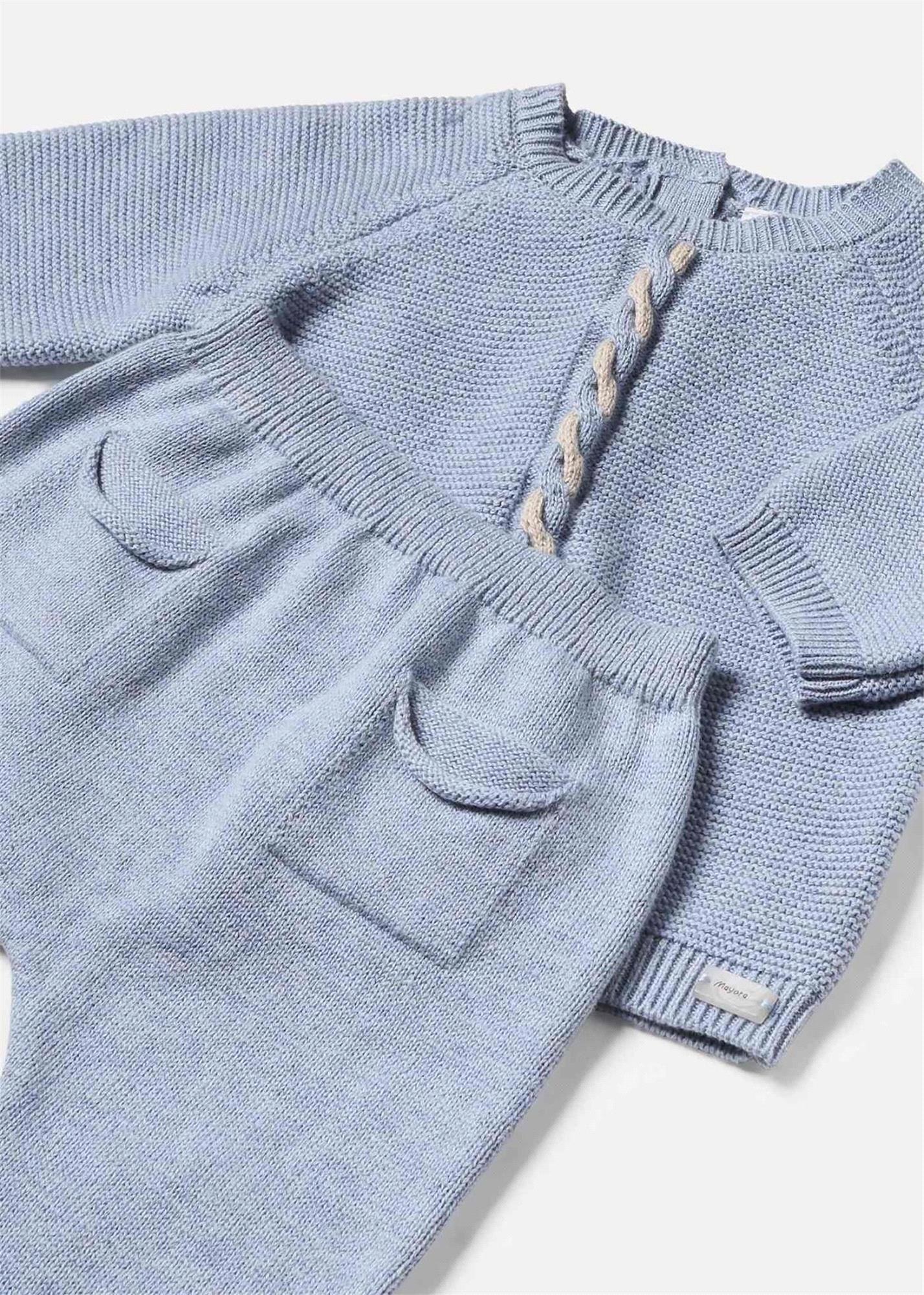 Mayoral Erkek Bebek 3'lü Triko Takım Mavi 2511