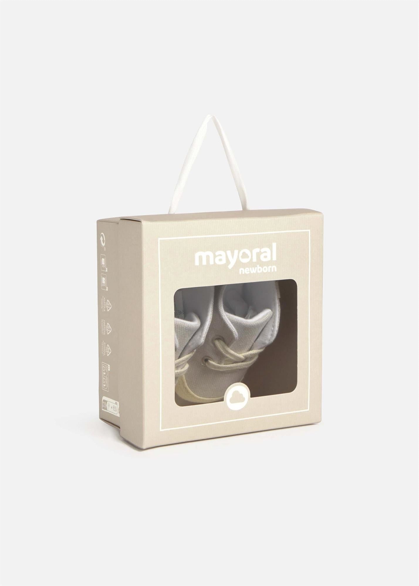 Mayoral Erkek Bebek Bağcıklı Ayakkabı Bej 9085