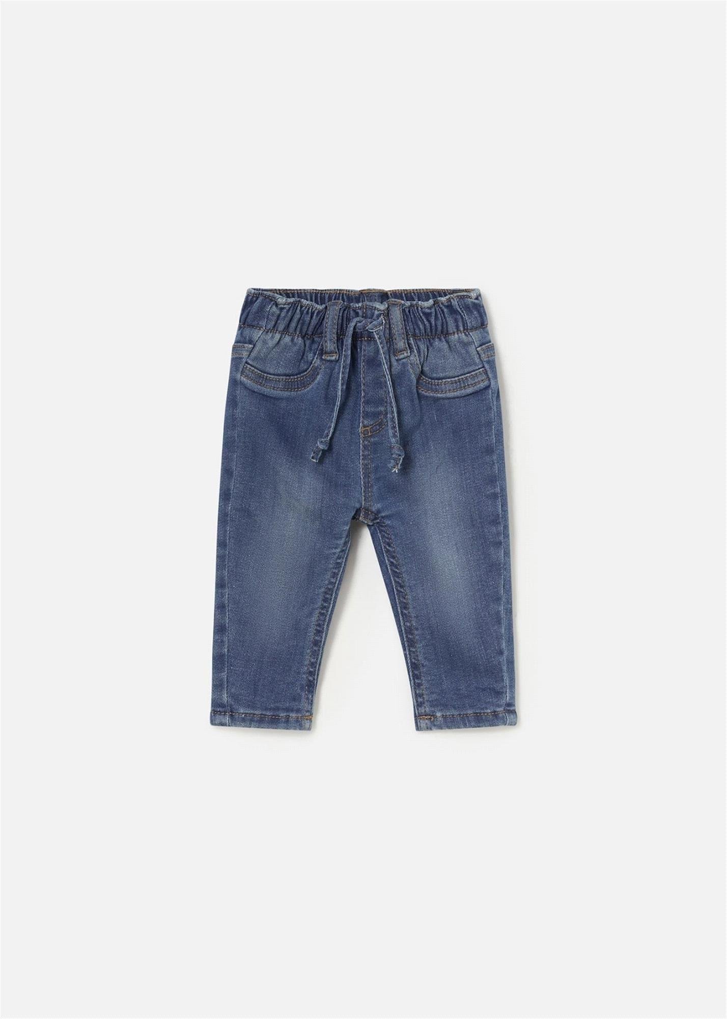 Mayoral Erkek Bebek Basic Kot Pantolon Mavi 593