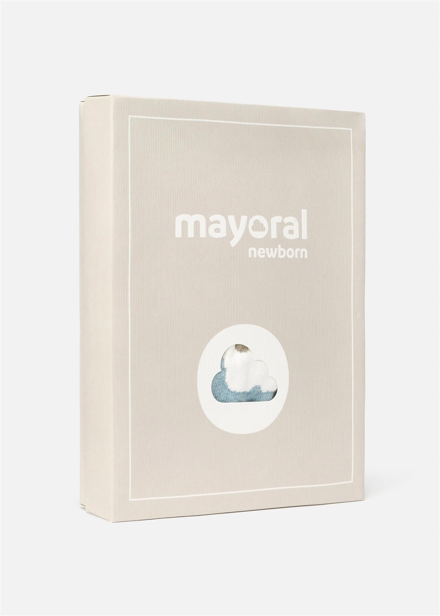 Mayoral Erkek Bebek Çizgili Kazak Pantolon Takım Mint 2518