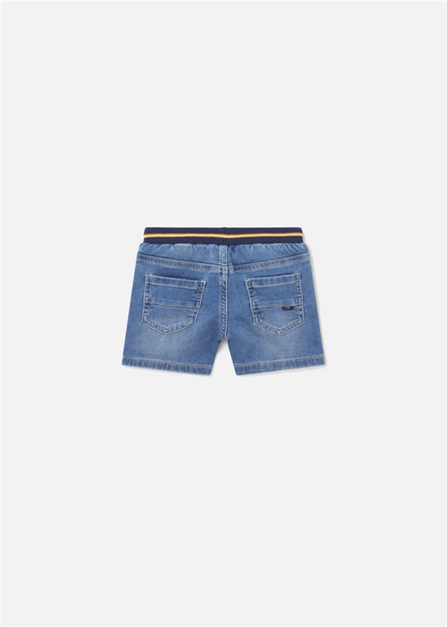 Mayoral Erkek Bebek Denim Soft Şort Mavi 1239
