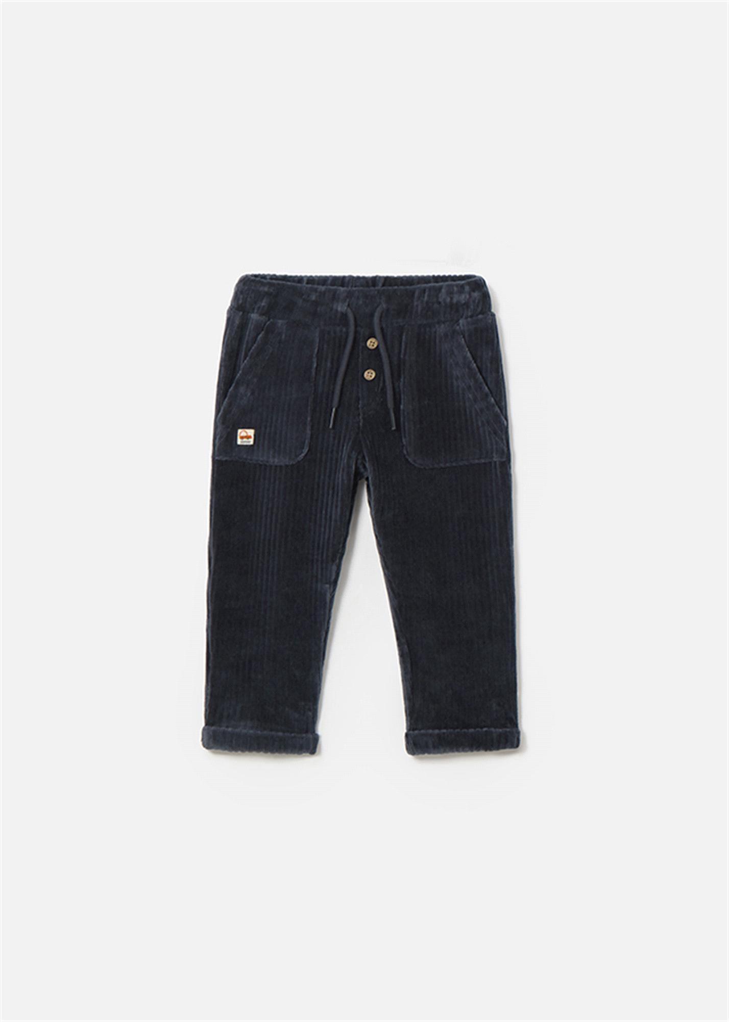 Mayoral Erkek Bebek Fitilli Pantolon Lacivert 2542