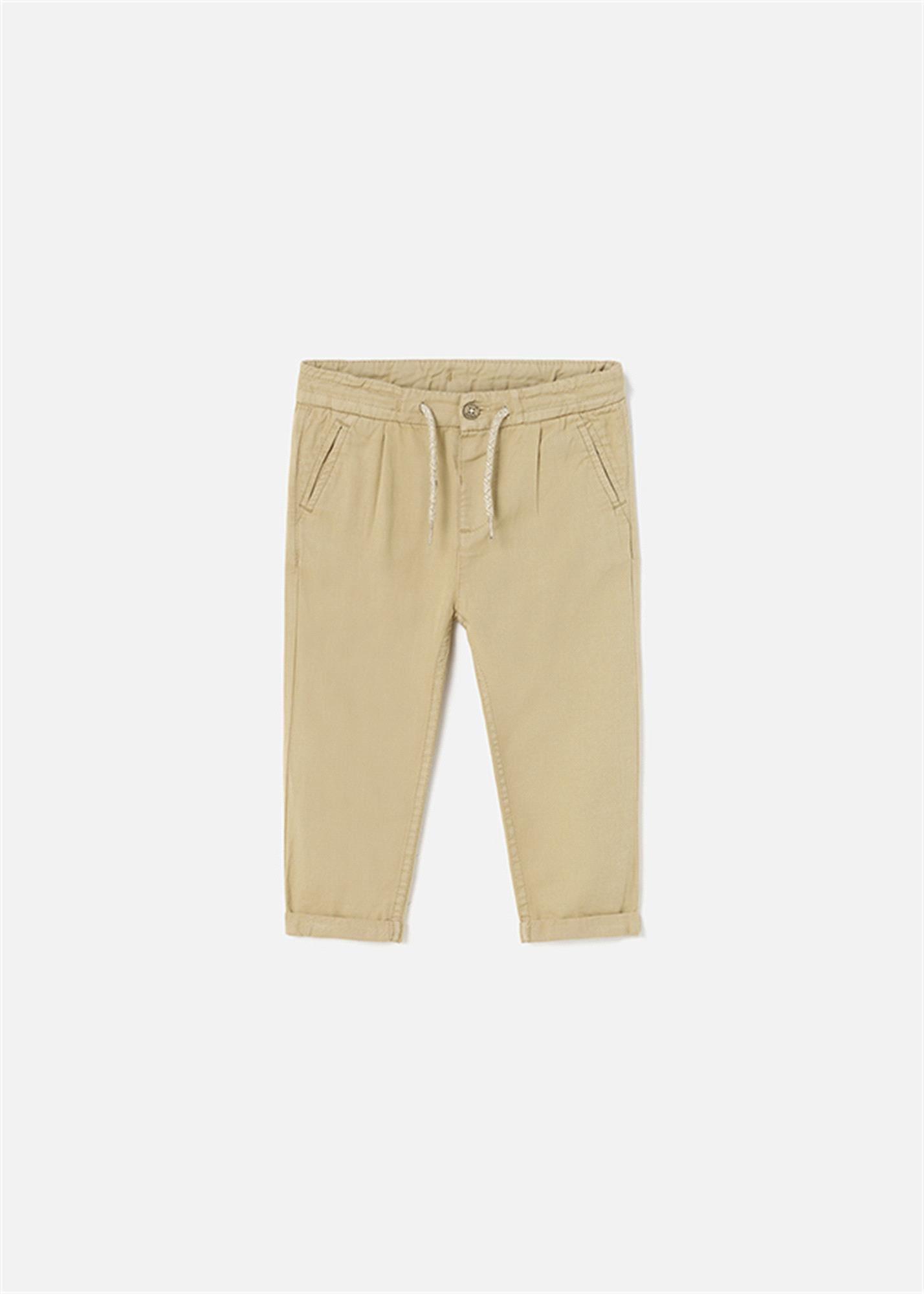 Mayoral Erkek Bebek Keten Pantolon Bej 1524