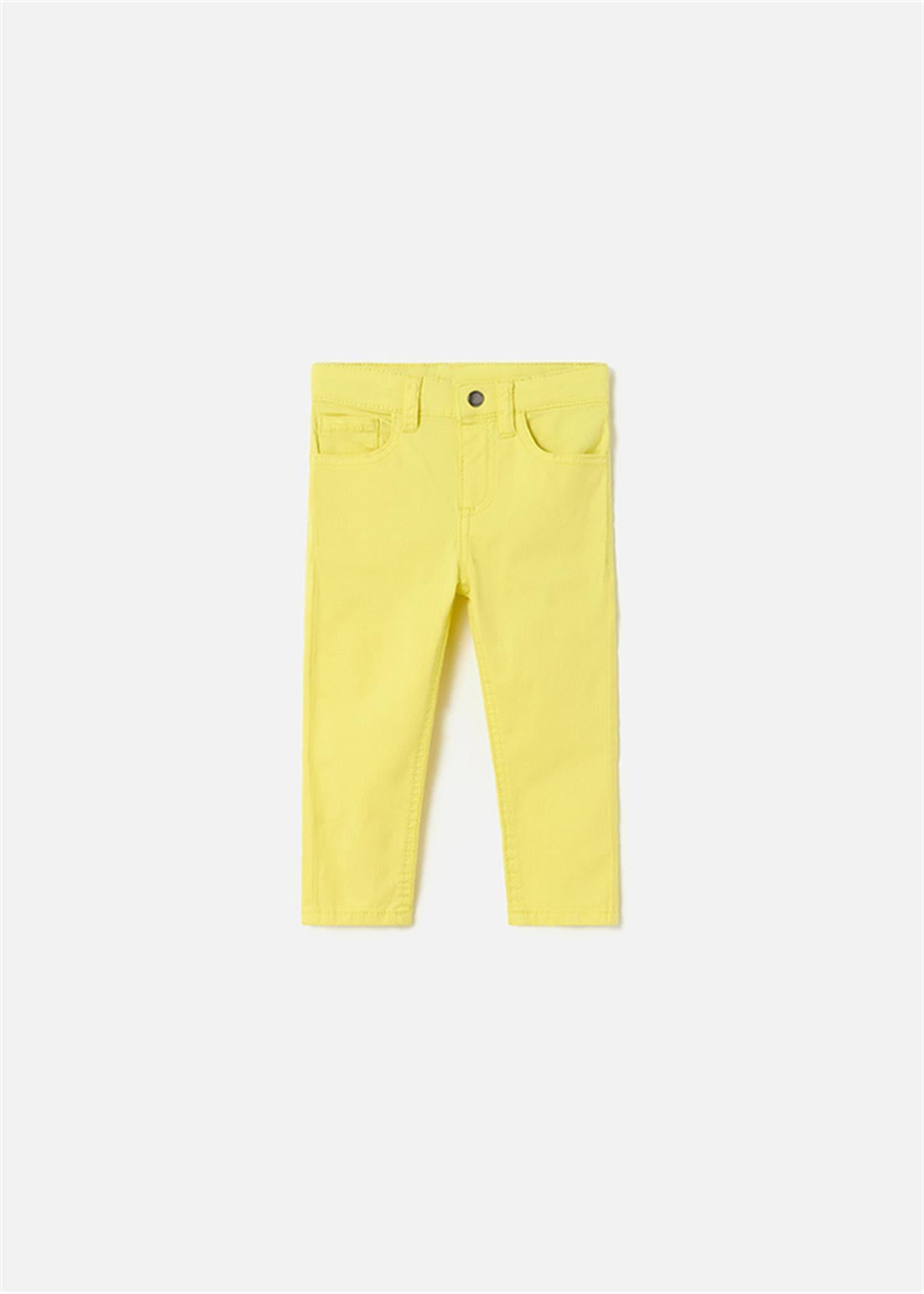 Mayoral Erkek Bebek Slim Fit Pantolon Sarı 506