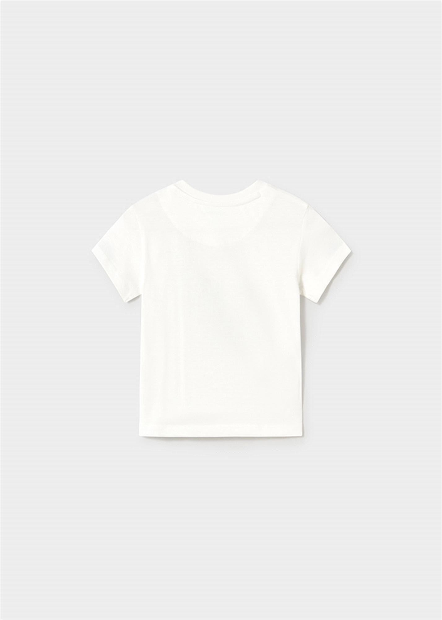 Mayoral Erkek Bebek Tişört Krem 1062