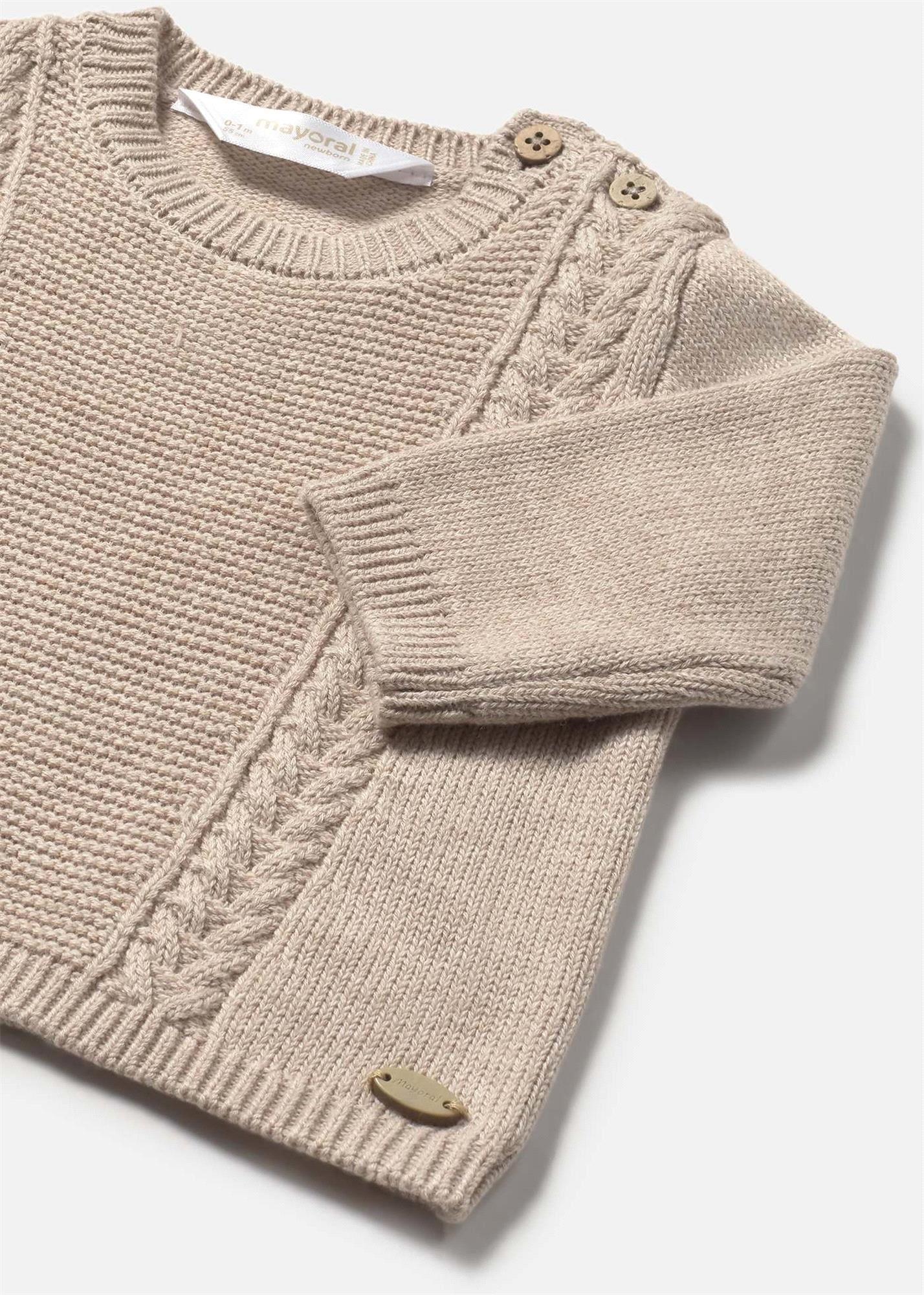 Mayoral Erkek Bebek Triko Kazak Bej 2334 
