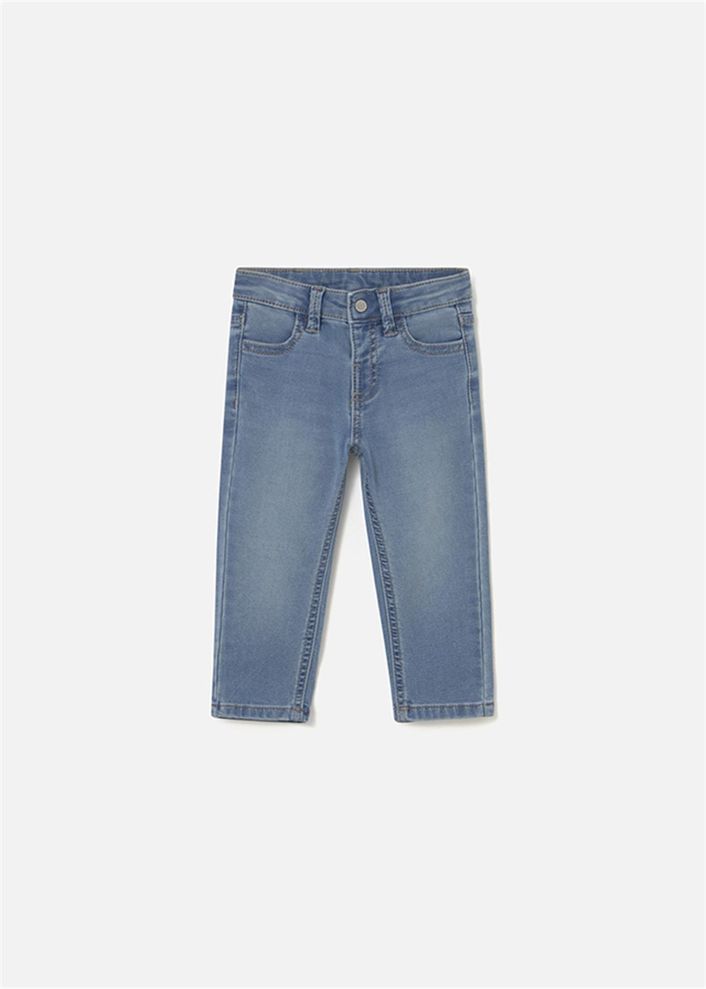 Mayoral Erkek Bebek Yumuşak Denim Pantolon Mavi 2502