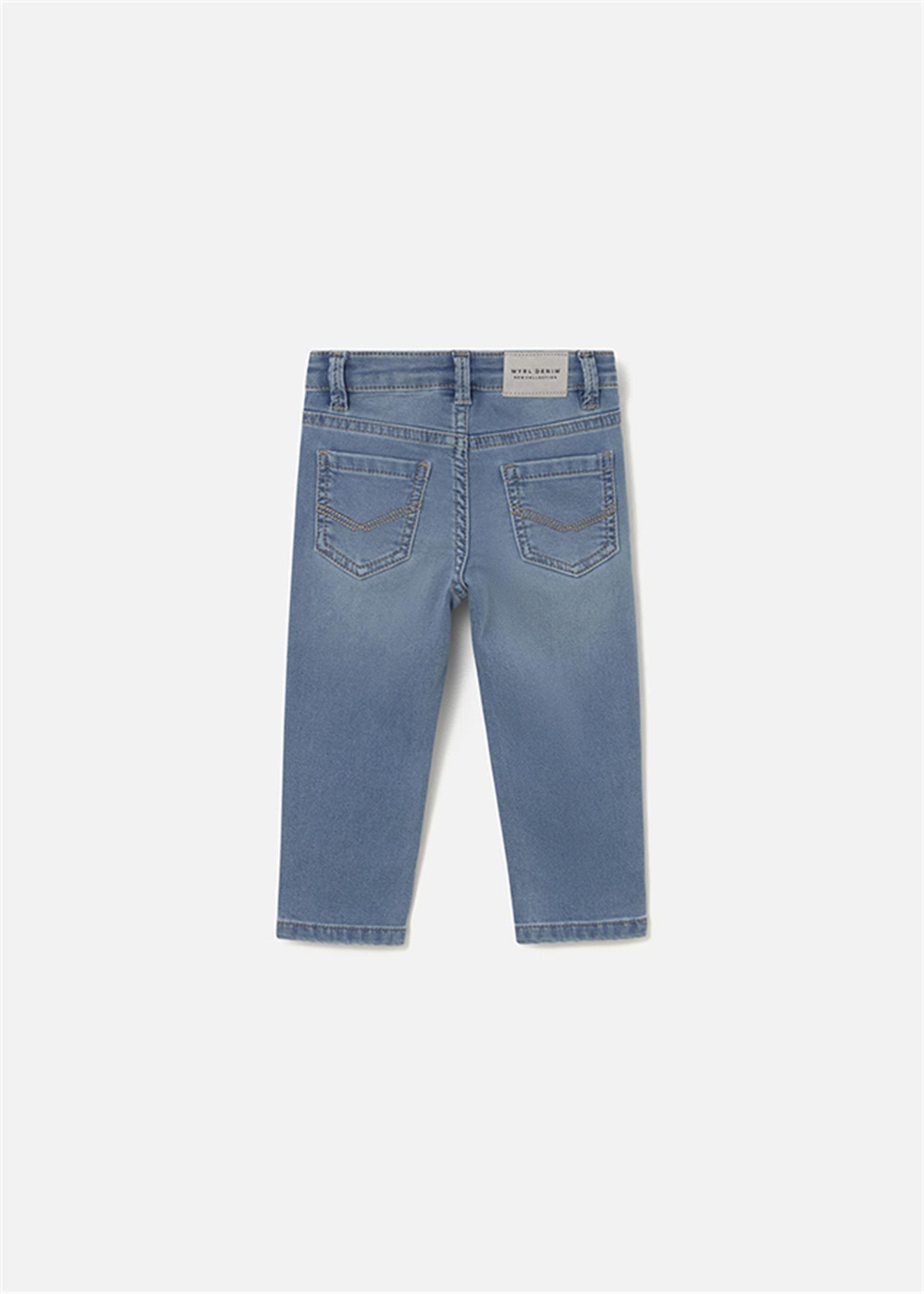 Mayoral Erkek Bebek Yumuşak Denim Pantolon Mavi 2502