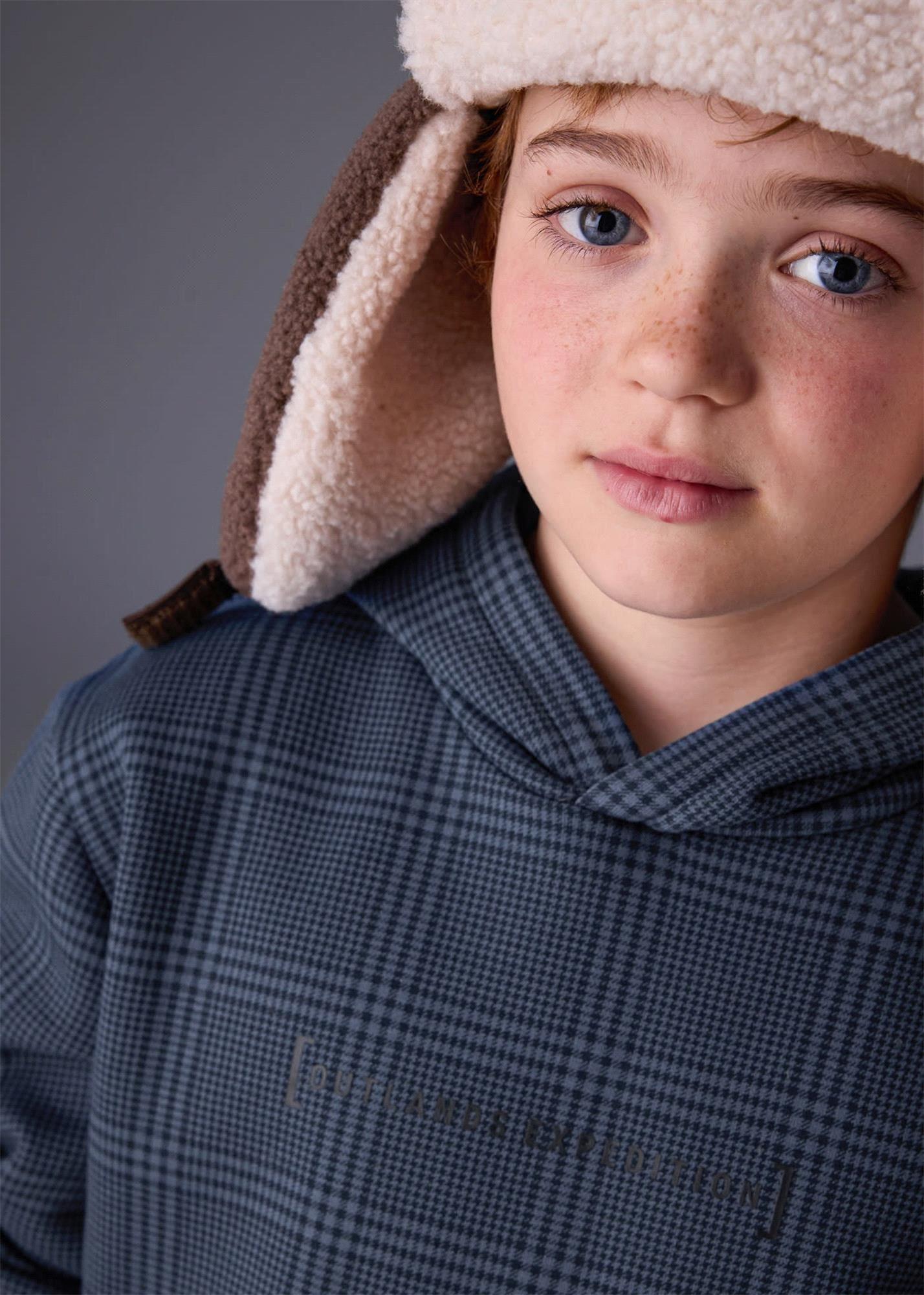 Mayoral Erkek Çocuk Baskılı Sweatshirt Koyu Mavi 7404