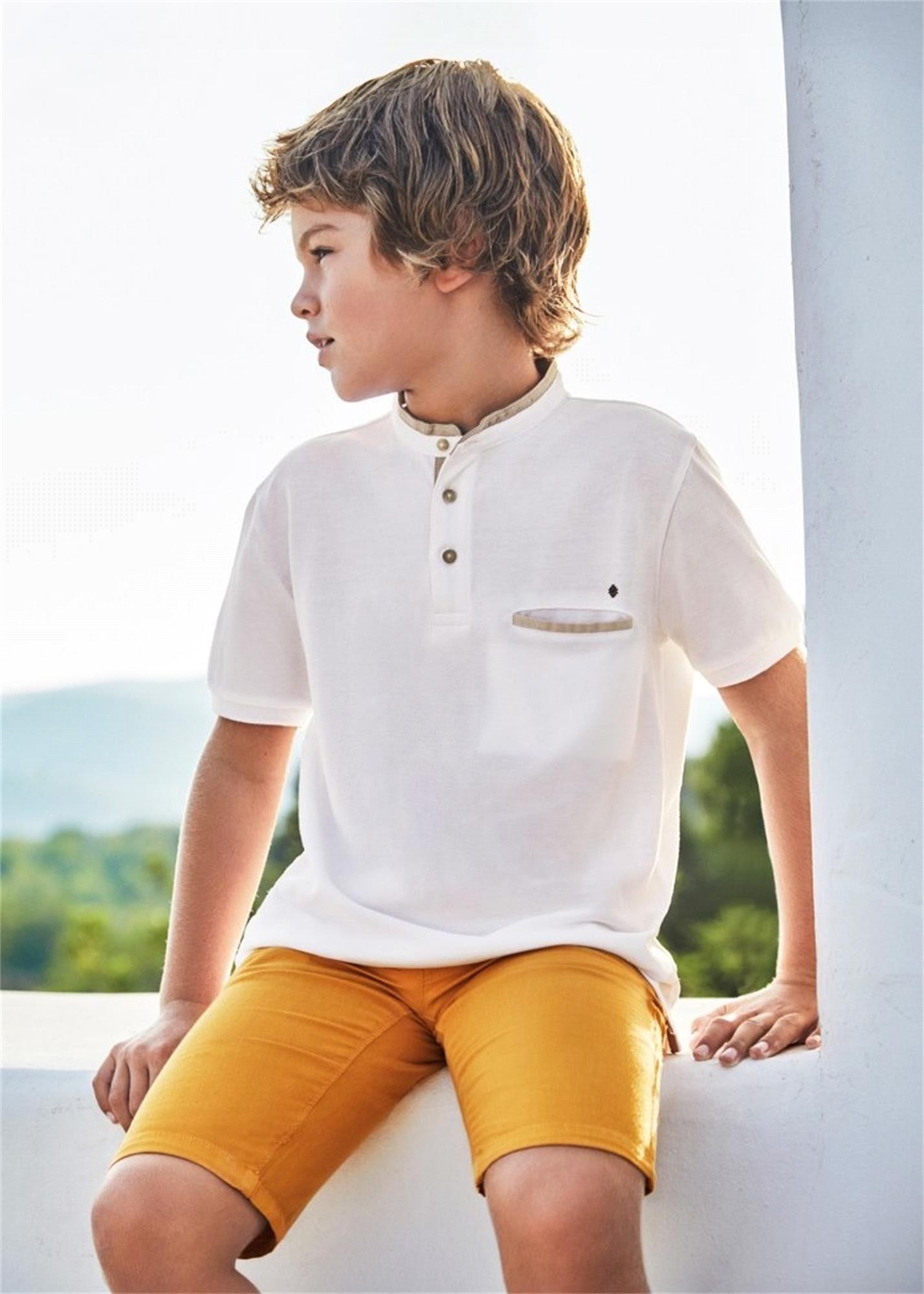 Mayoral Erkek Çocuk Bermuda Şort Hardal 6263