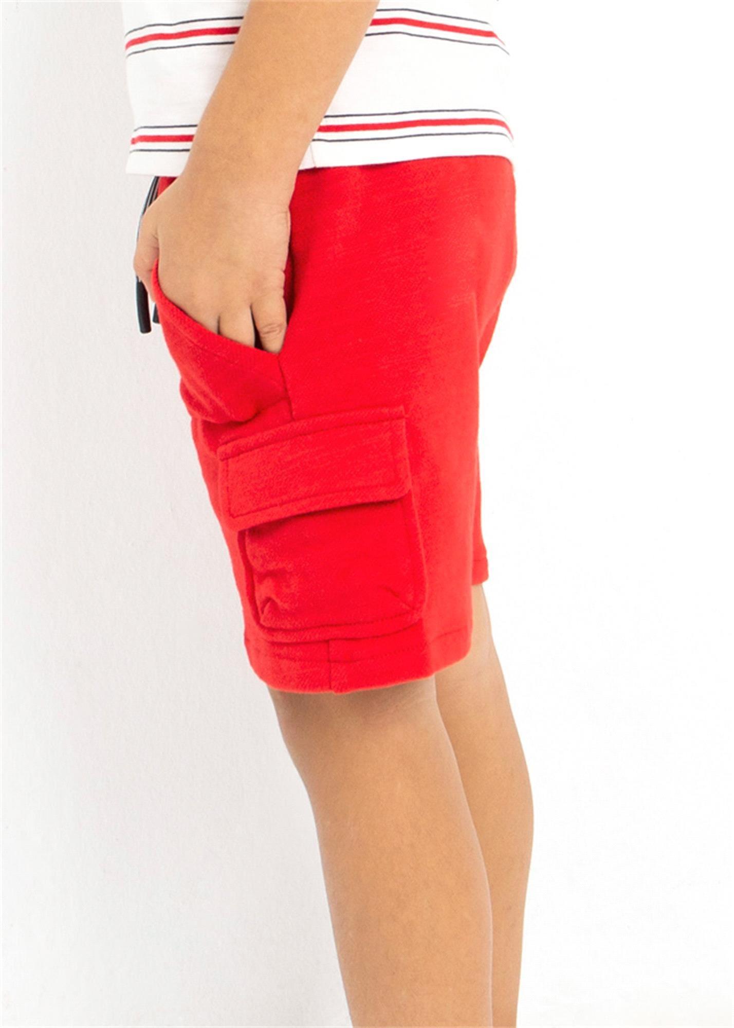 Mayoral Erkek Çocuk Cepli Şort Kırmızı 3222