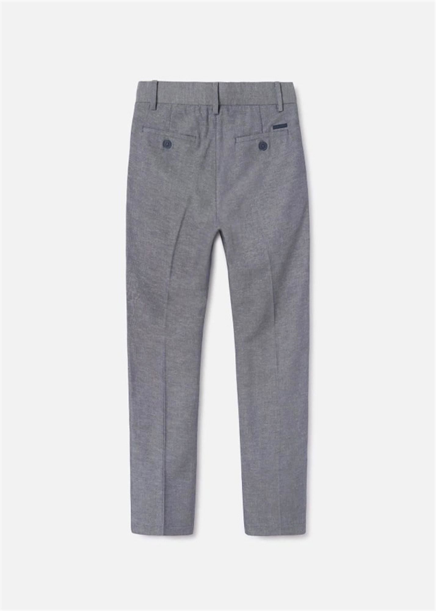 Mayoral Erkek Çocuk Chino Keten Pantolon Gri 6512