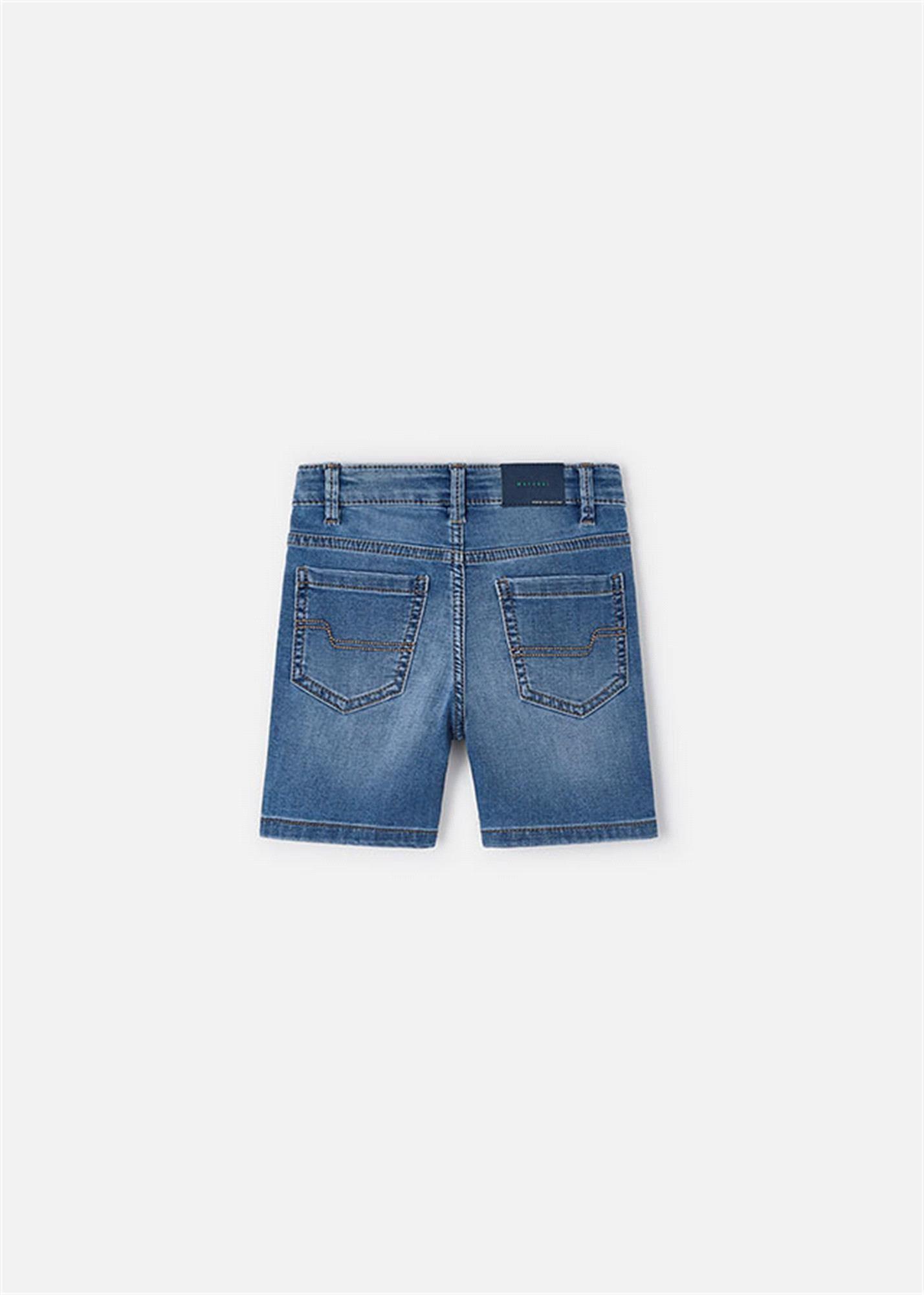 Mayoral Erkek Çocuk Denim Kot Şort Mavi 3274