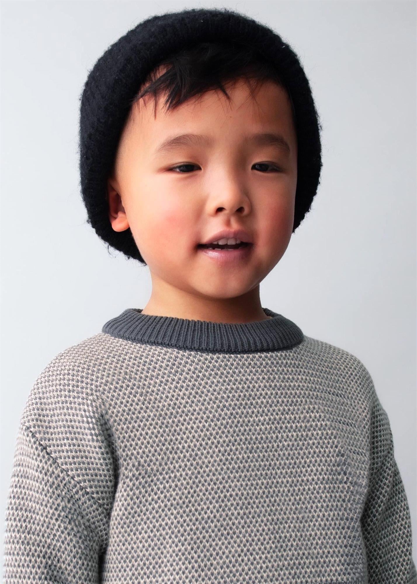 Mayoral Erkek Çocuk Desenli Kazak Füme 4376