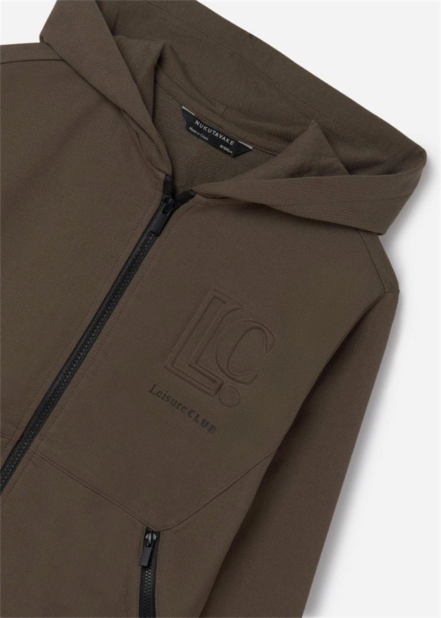 Mayoral Erkek Çocuk Fermuarlı Sweatshirt Vizon 7463