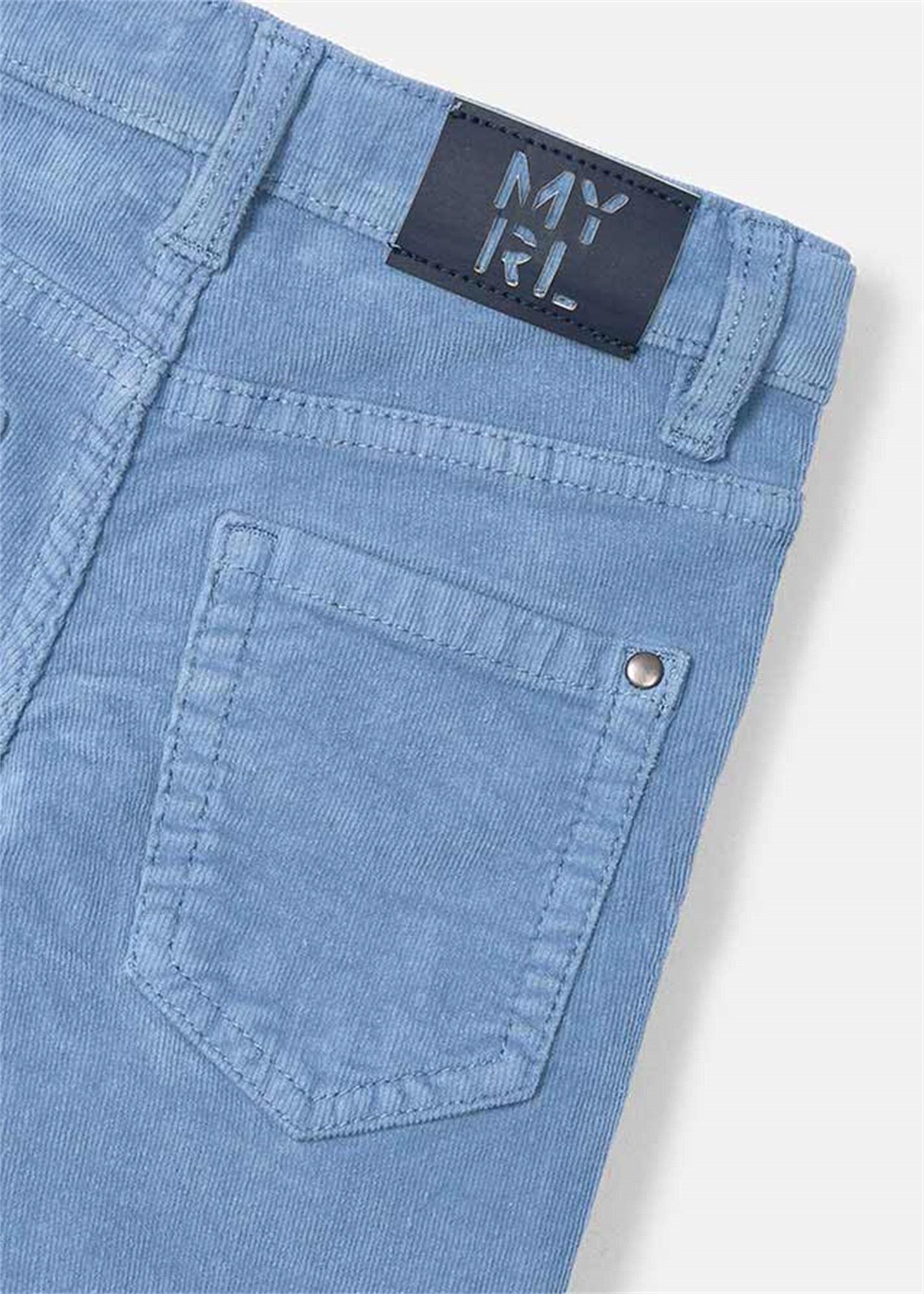 Mayoral Erkek Çocuk Fitilli Pantolon Mavi 537