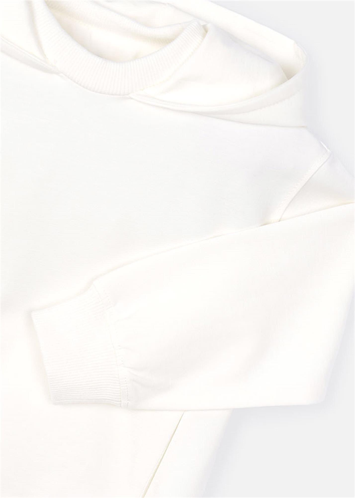 Mayoral Erkek Çocuk Kapüşonlu Sweatshirt Ekru 4451
