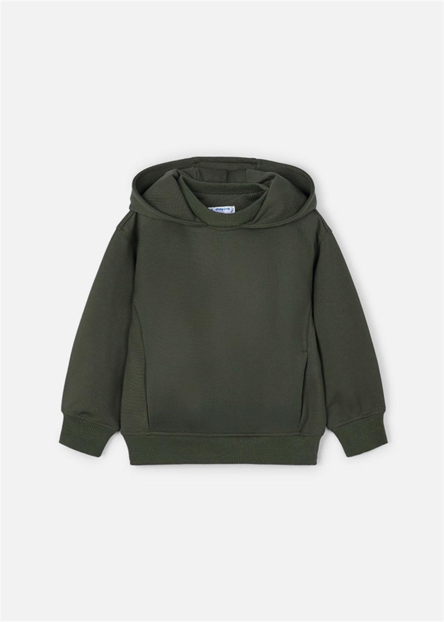 Mayoral Erkek Çocuk Kapüşonlu Sweatshirt Yeşil 4451