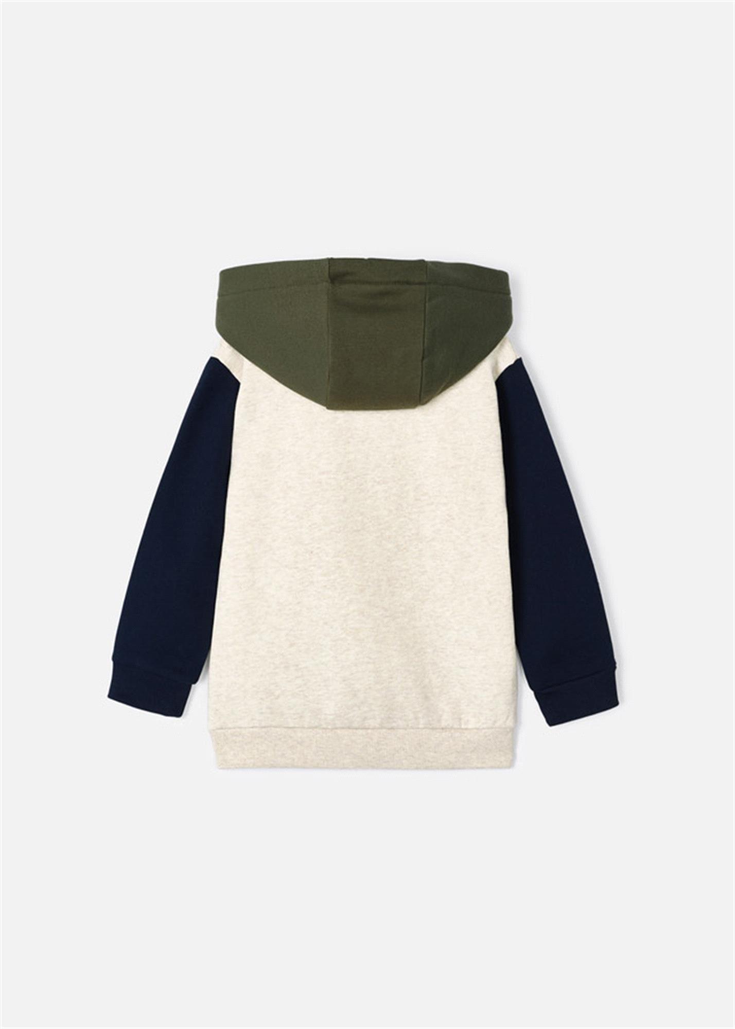 Mayoral Erkek Çocuk Kapüşonlu Sweatshirt Bej 4421