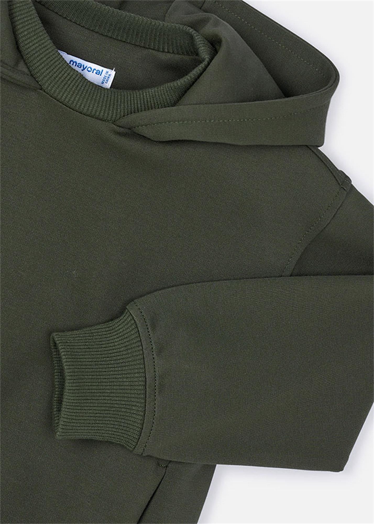 Mayoral Erkek Çocuk Kapüşonlu Sweatshirt Yeşil 4451