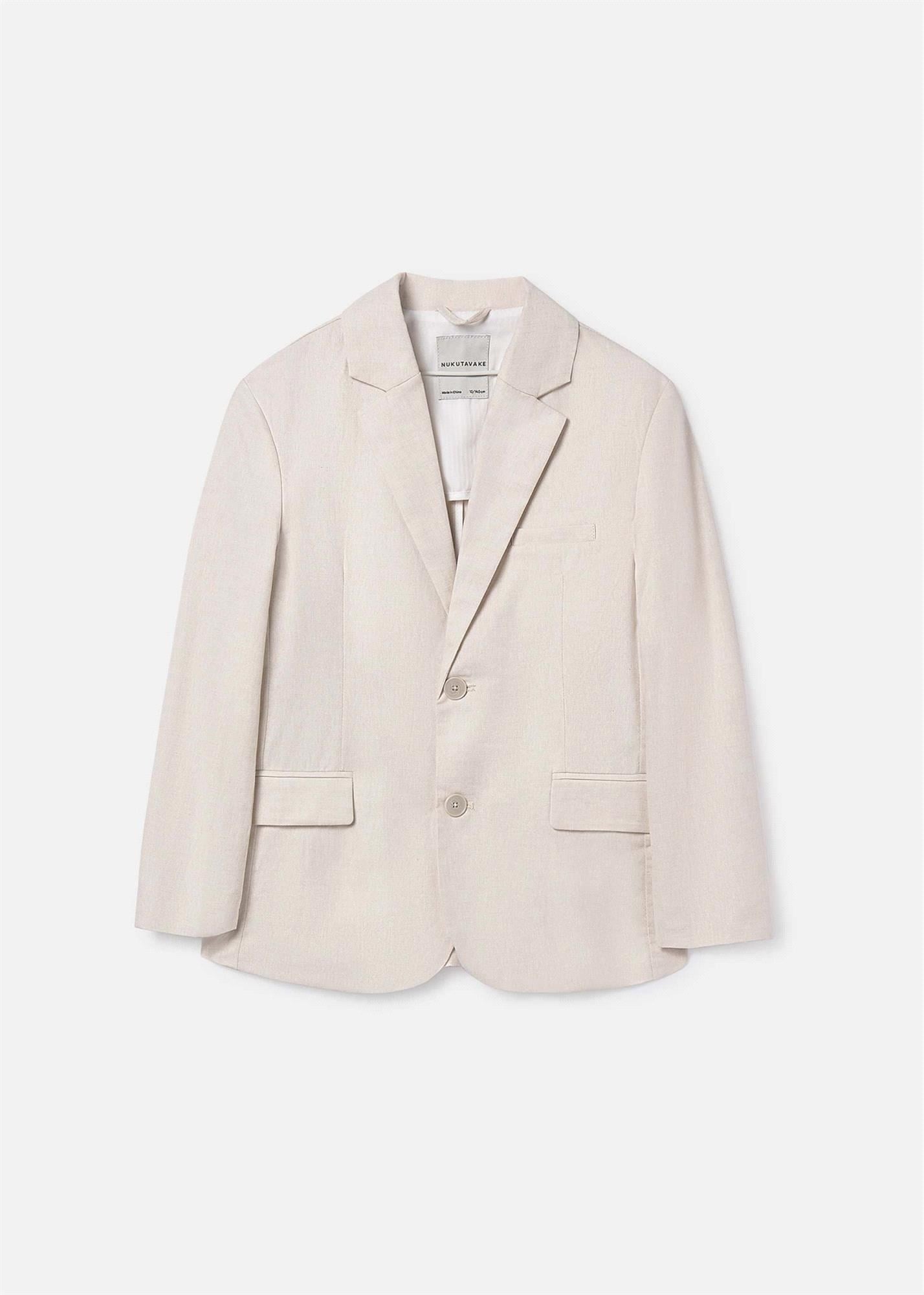 Mayoral Erkek Çocuk Keten Blazer Ceket Krem 6413