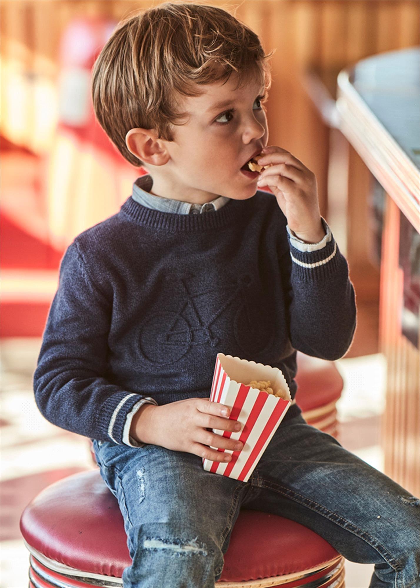 Mayoral Erkek Çocuk Kot Pantolon Mavi 4538