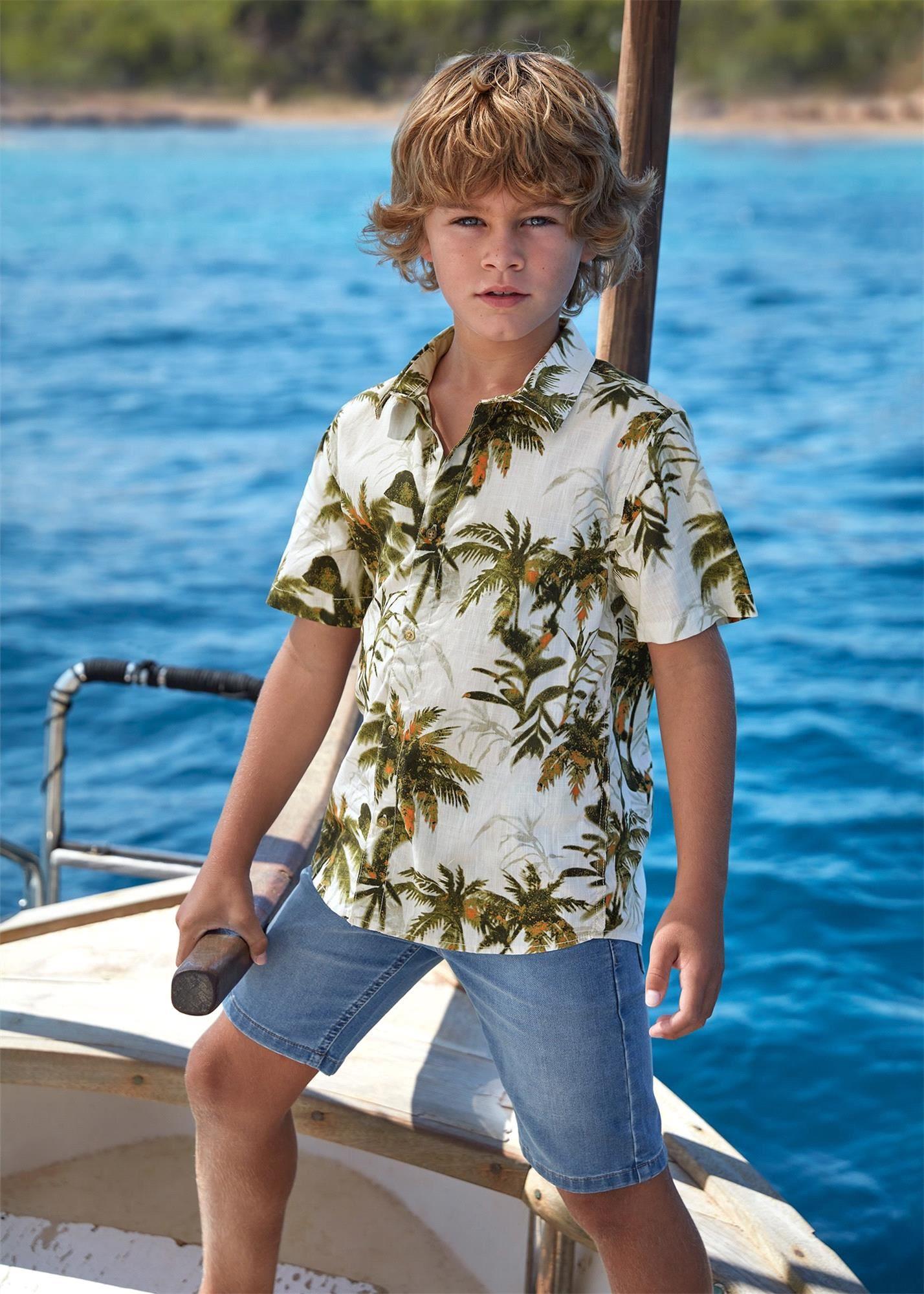 Mayoral Erkek Çocuk Kot Şort Mavi 6286