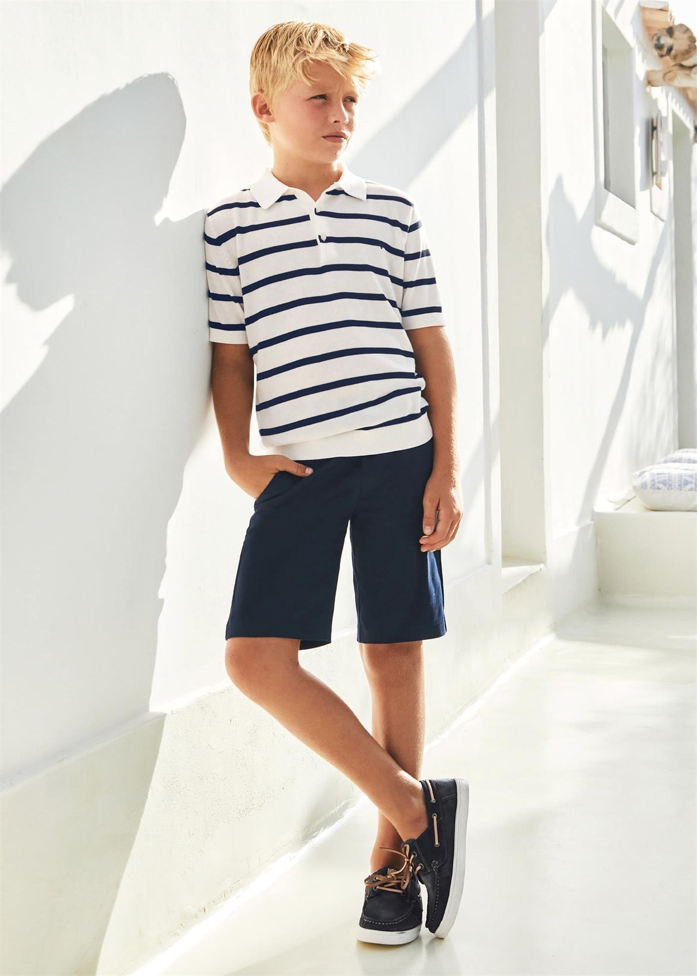 Mayoral Erkek Çocuk Slim Fit Bermuda Şort Lacivert 6280