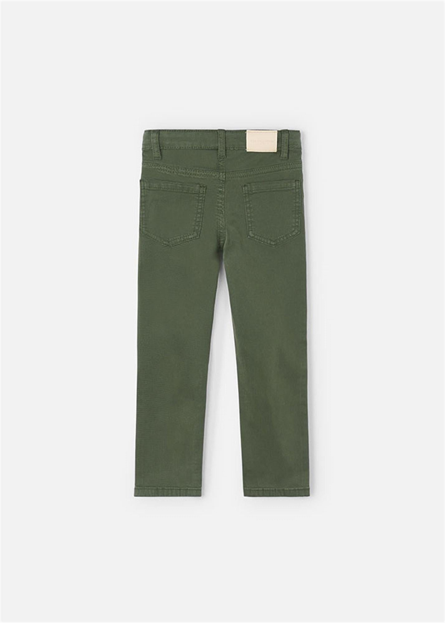 Mayoral Erkek Çocuk Slim Fit Cepli Pantolon Yeşil 517