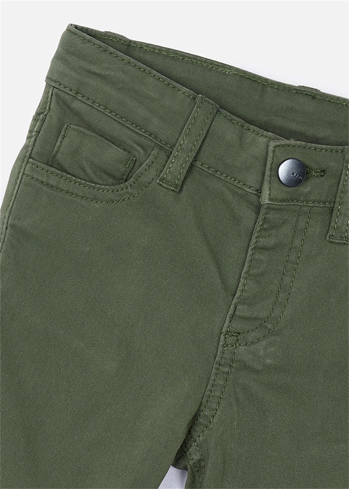 Mayoral Erkek Çocuk Slim Fit Cepli Pantolon Yeşil 517