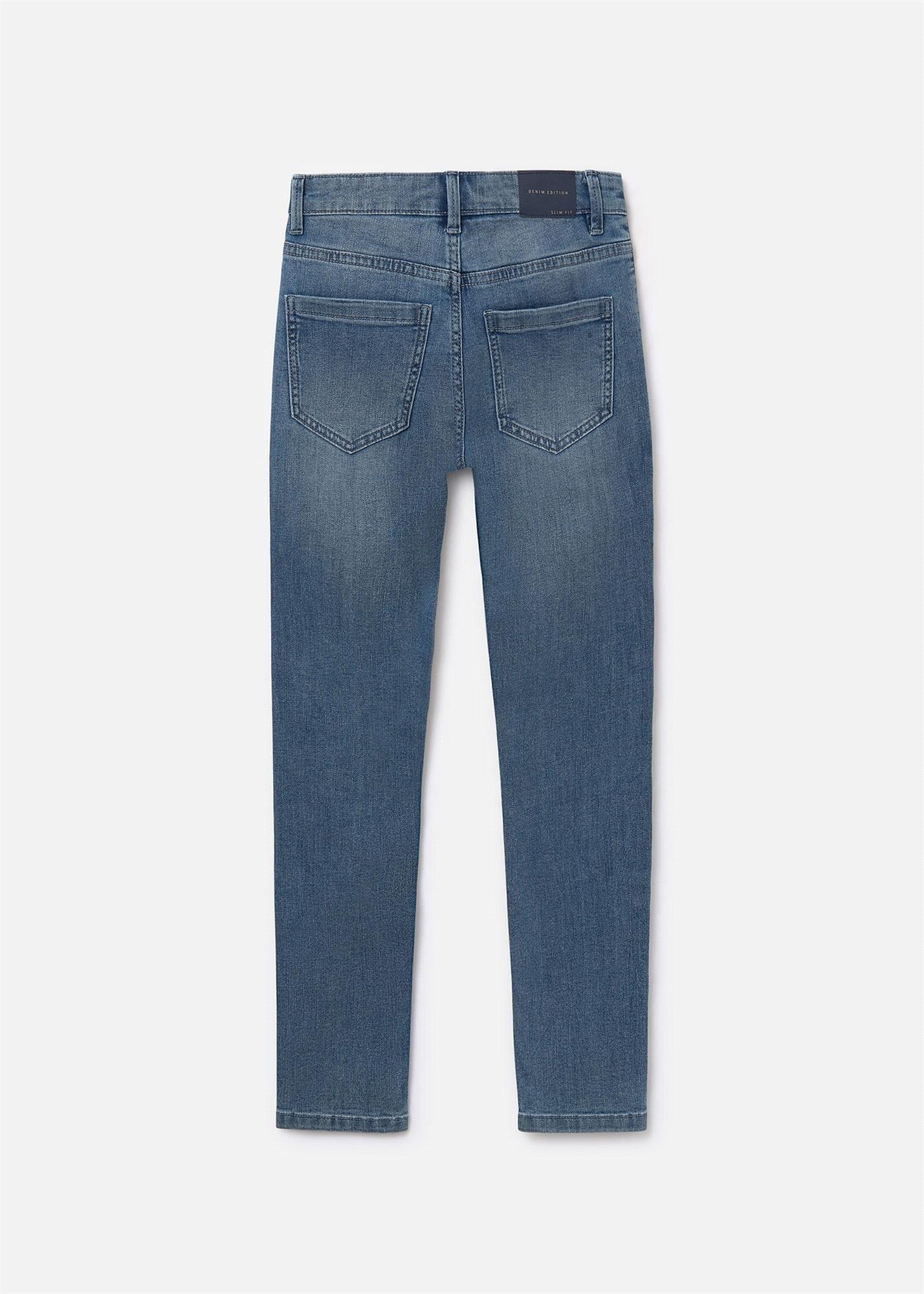 Mayoral Erkek Çocuk Slim Fit Denim Pantolon Mavi 516
