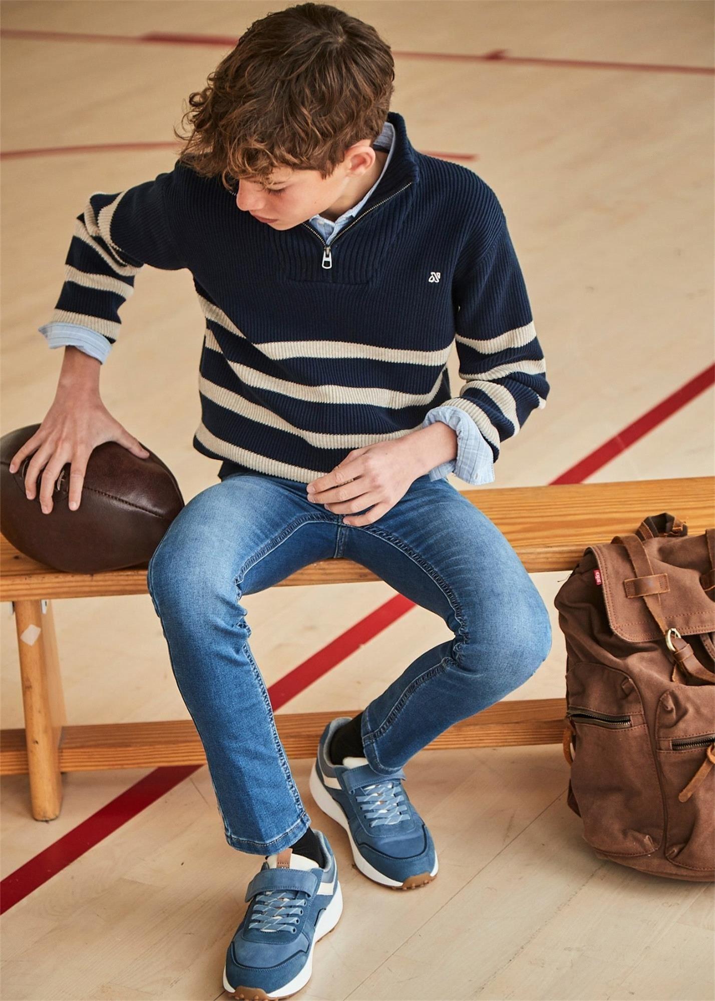 Mayoral Erkek Çocuk Slim Fit Jean Pantolon Mavi Kot 516