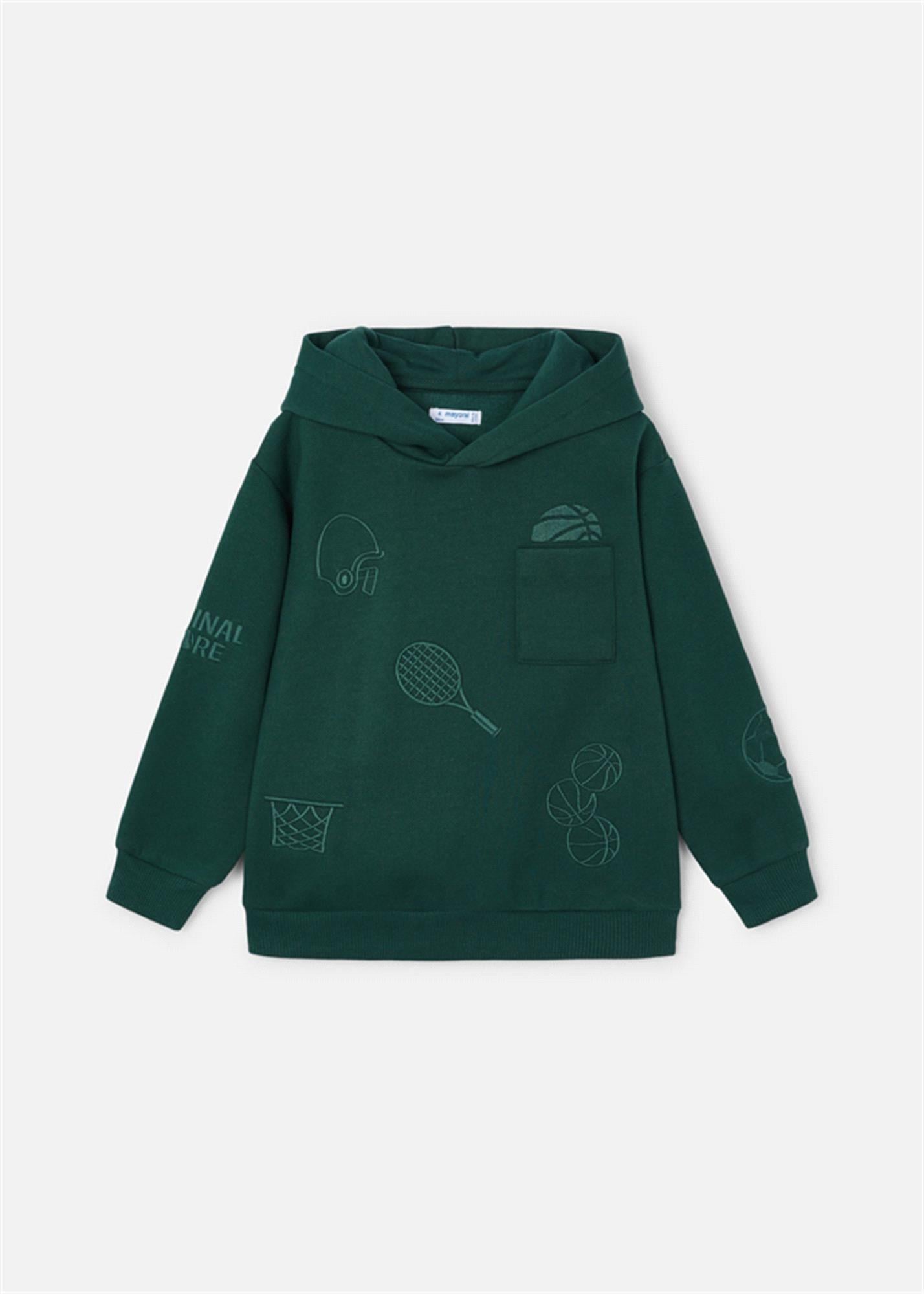 Mayoral Erkek Çocuk Sweatshirt Koyu Yeşil 4450