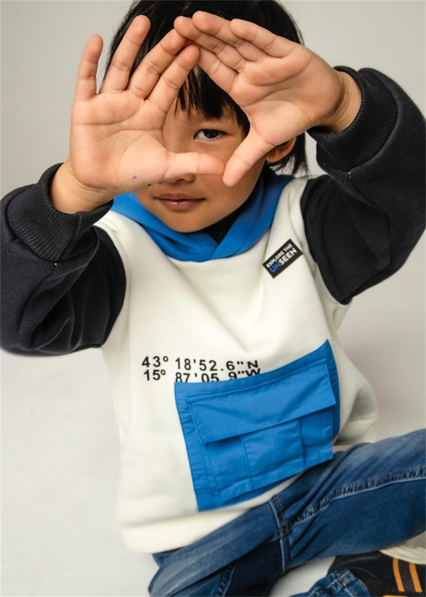 Mayoral Erkek Çocuk Sweatshirt Mavi 4457