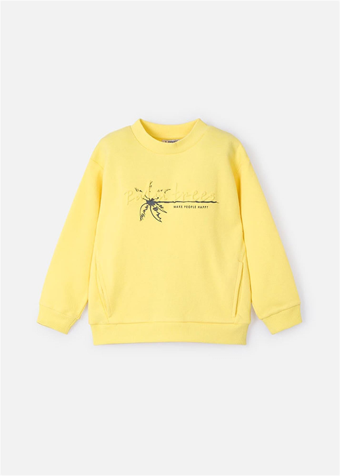Mayoral Erkek Çocuk Sweatshirt Sarı 3415